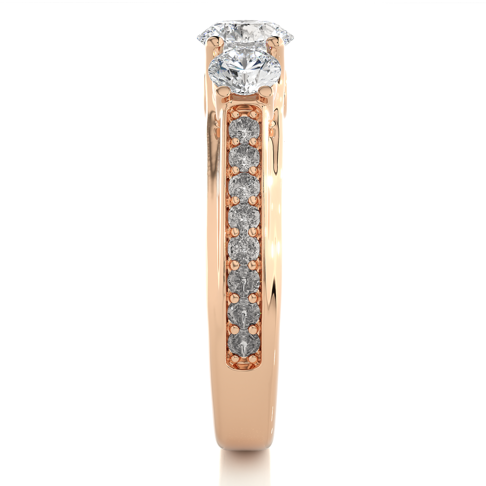 Resilient Bond Ring Round Lab Grown Diamond Ring