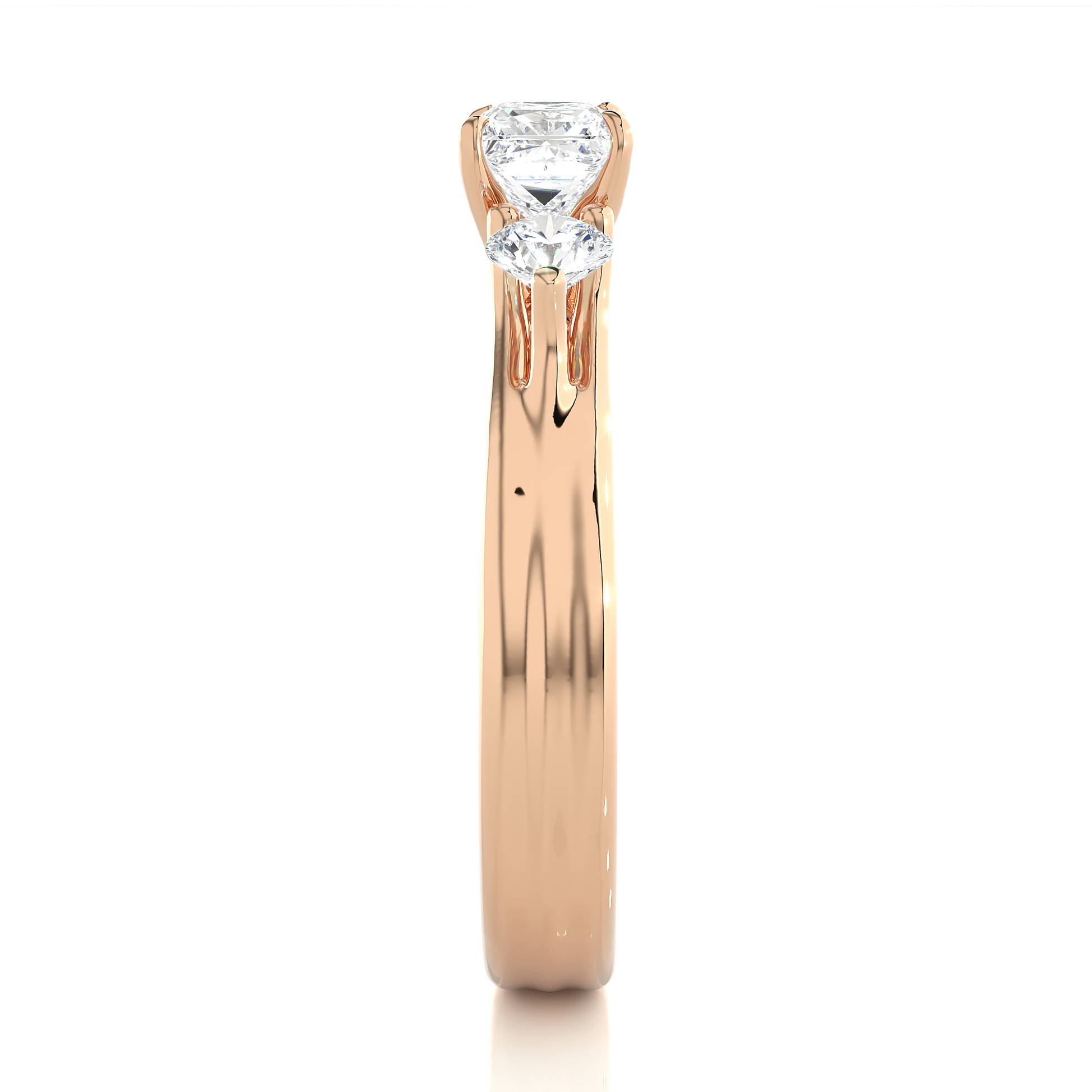 Harmonious Pledge Ring made with Premium Lab Grown Diamonds