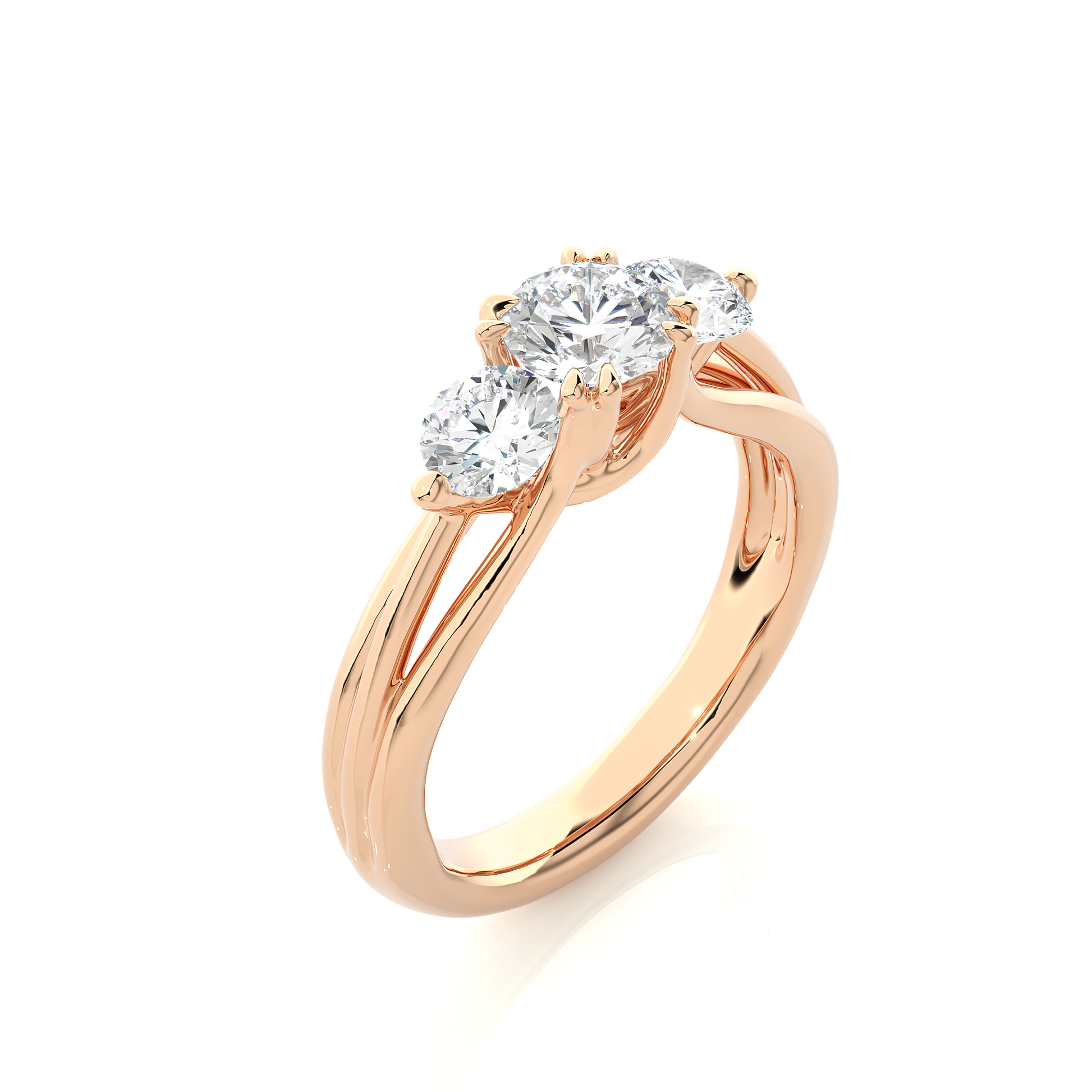 Honorable Vow Ring - Premium Trilogy Lab Grown Diamond Ring