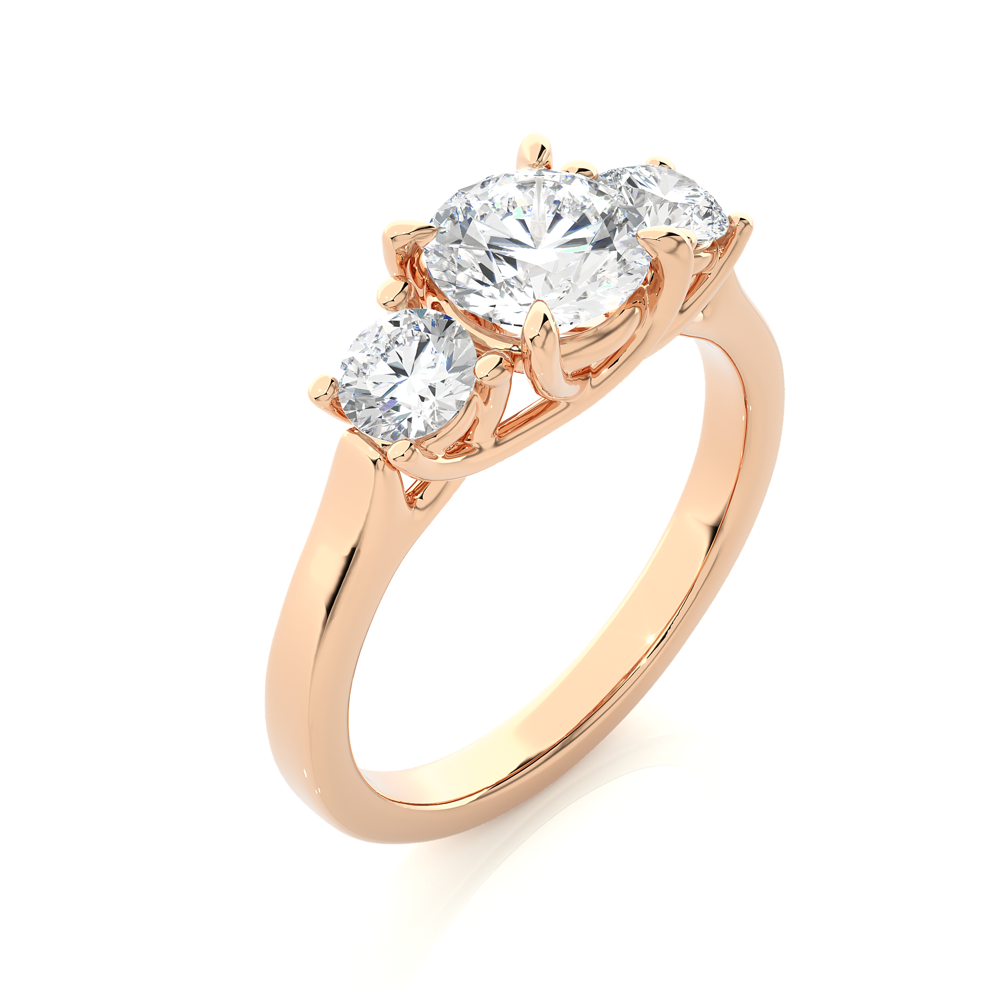 Faithful Embrace Ring made with Gold and Lab Grown Diamonds