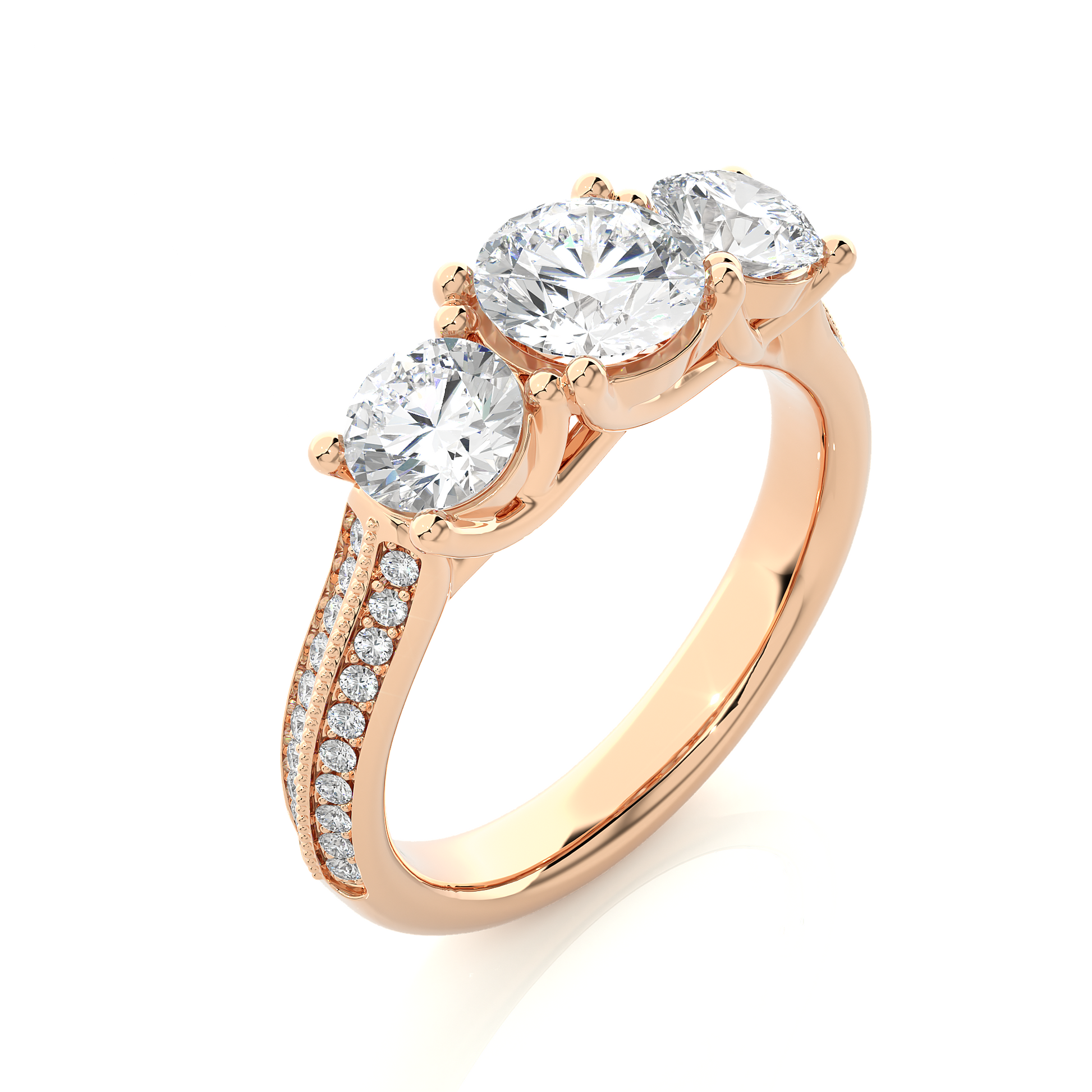 Loyal Harmony Ring - Premium Lab Grown Diamond Ring made with Fine Gold