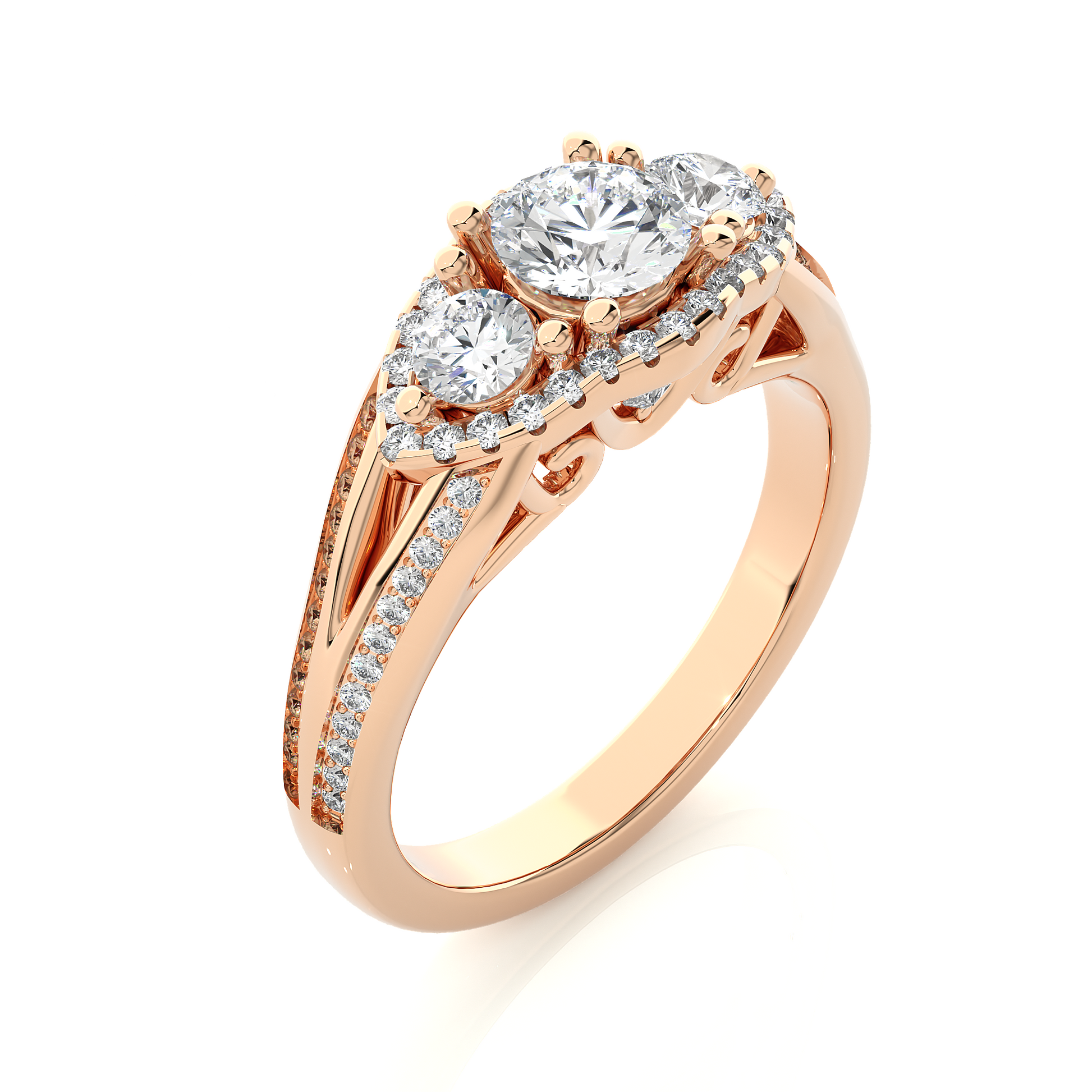 Kinship - Premium Trilogy Lab Grown Diamond Ring for her