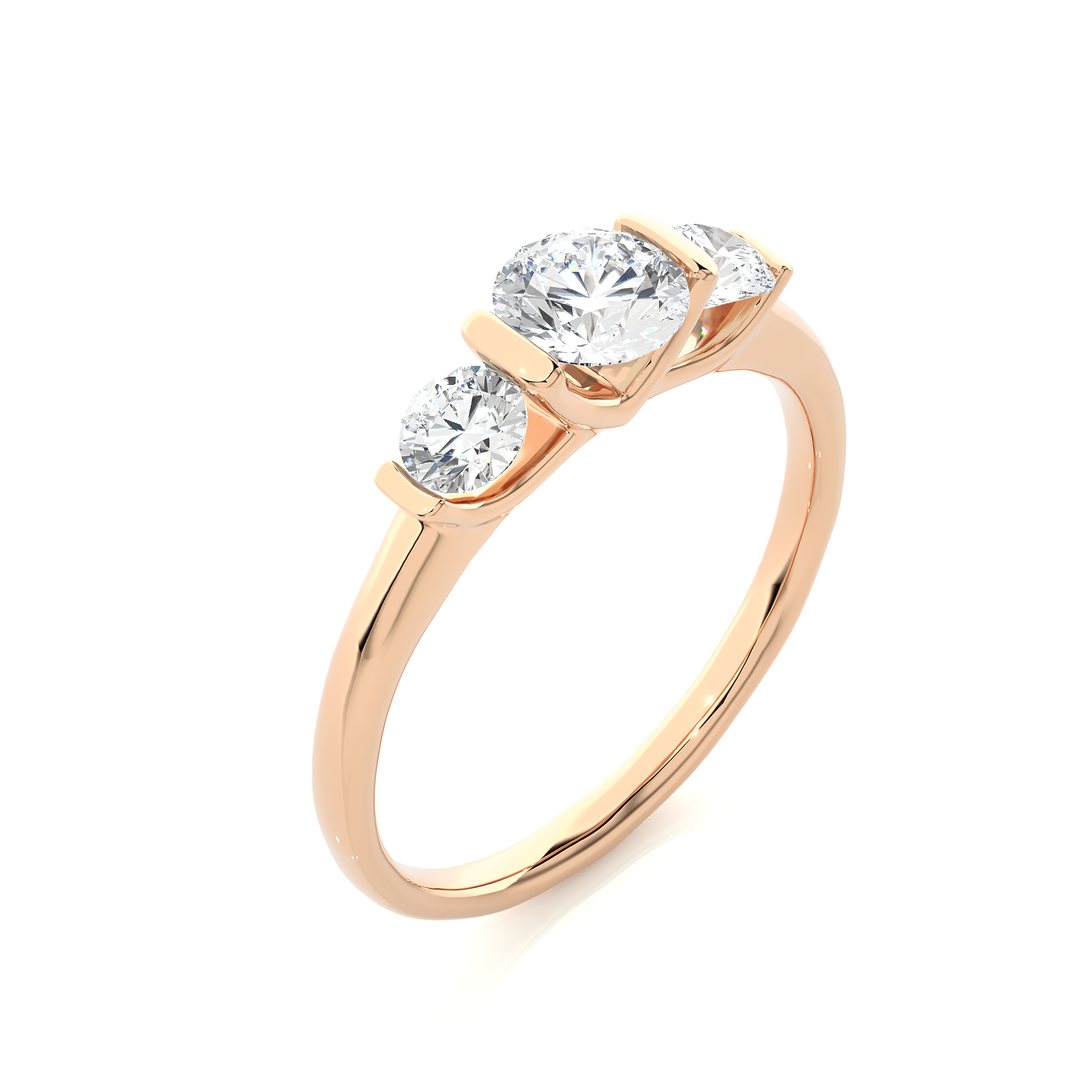 Warm Allegiance - Lab Grown Diamond Trilogy Ring