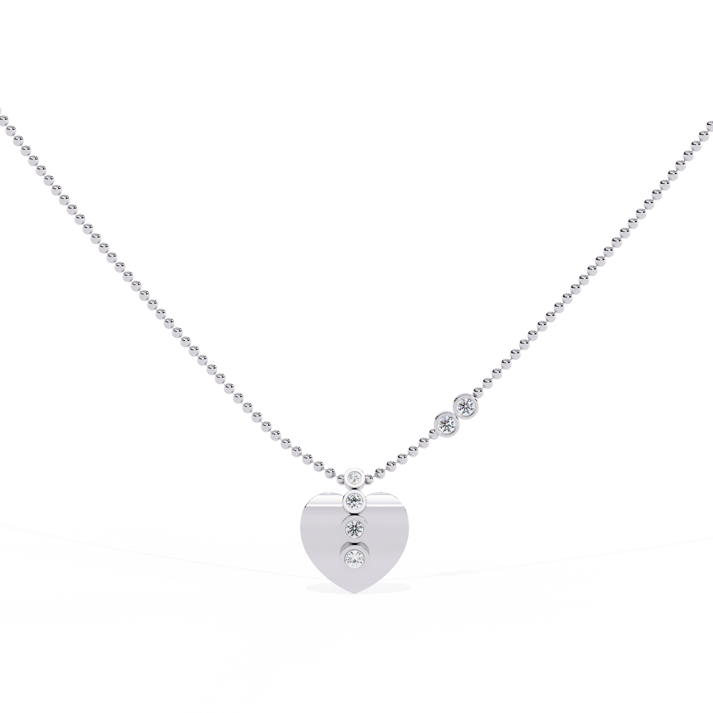 Shop lab grown diamond heart pendant in India – romantic gift for her