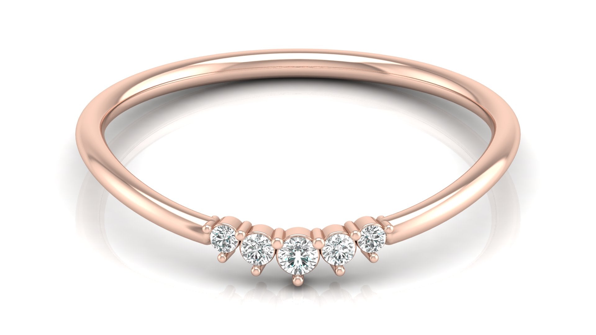 0.06 Ct Round Diamond Ring