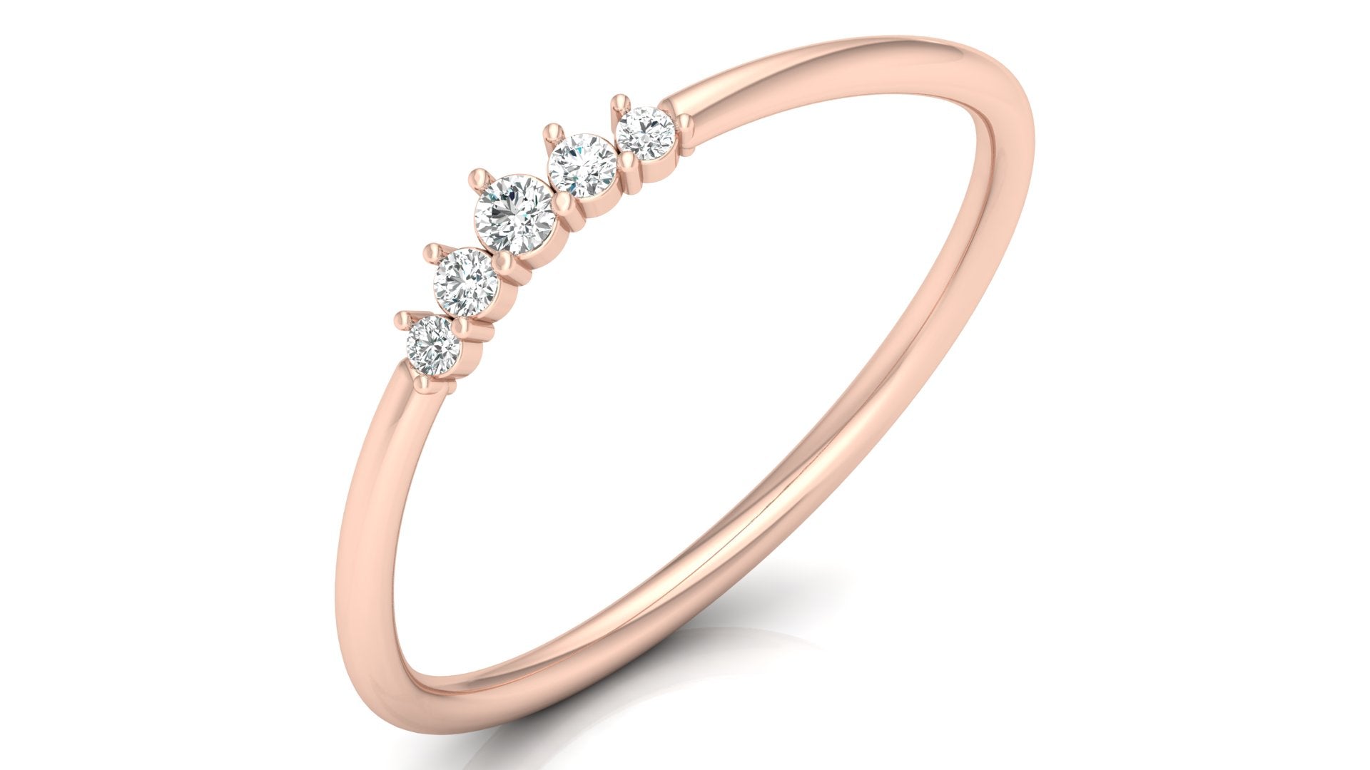 0.06 Ct Round Diamond Ring