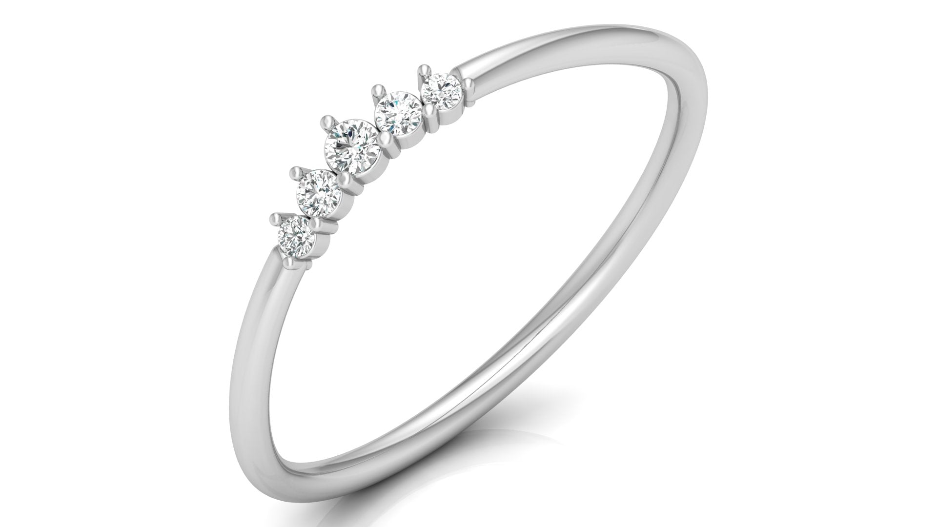 0.06 Ct Round Diamond Ring
