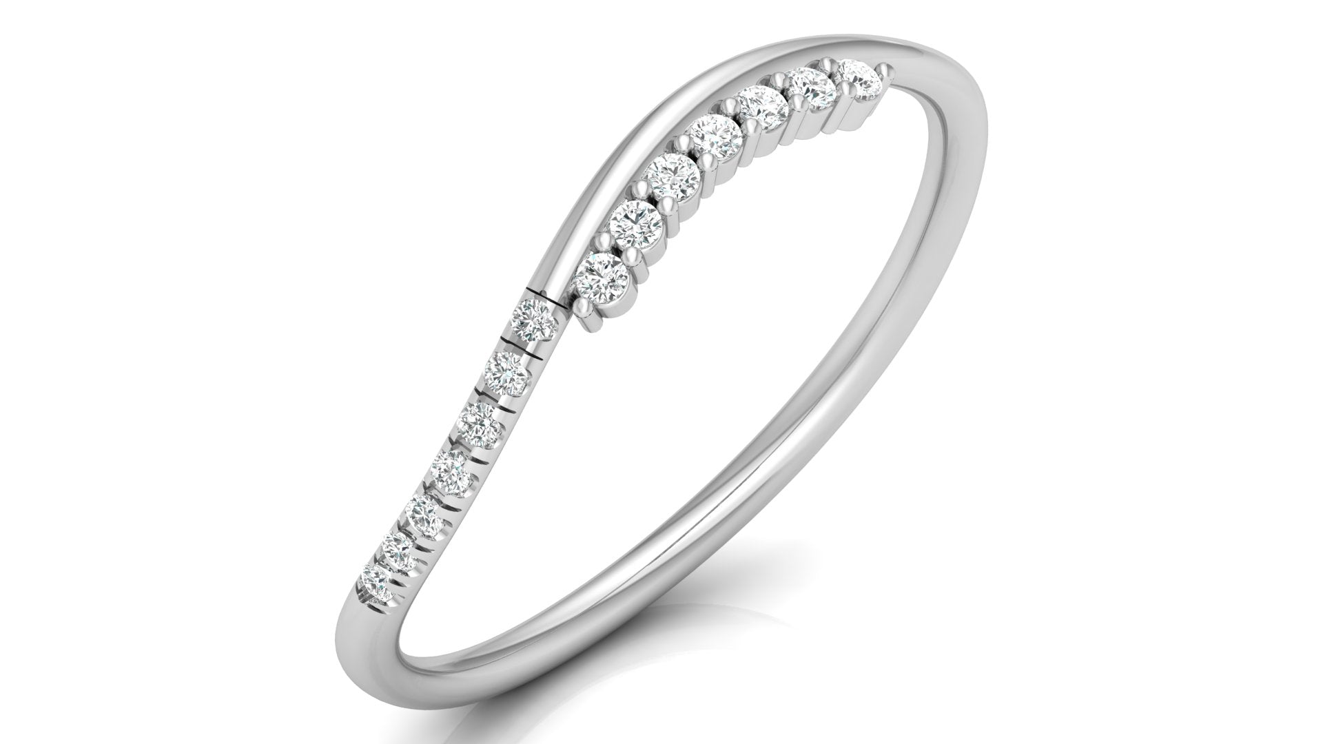 0.07 Ct Round Diamond Ring