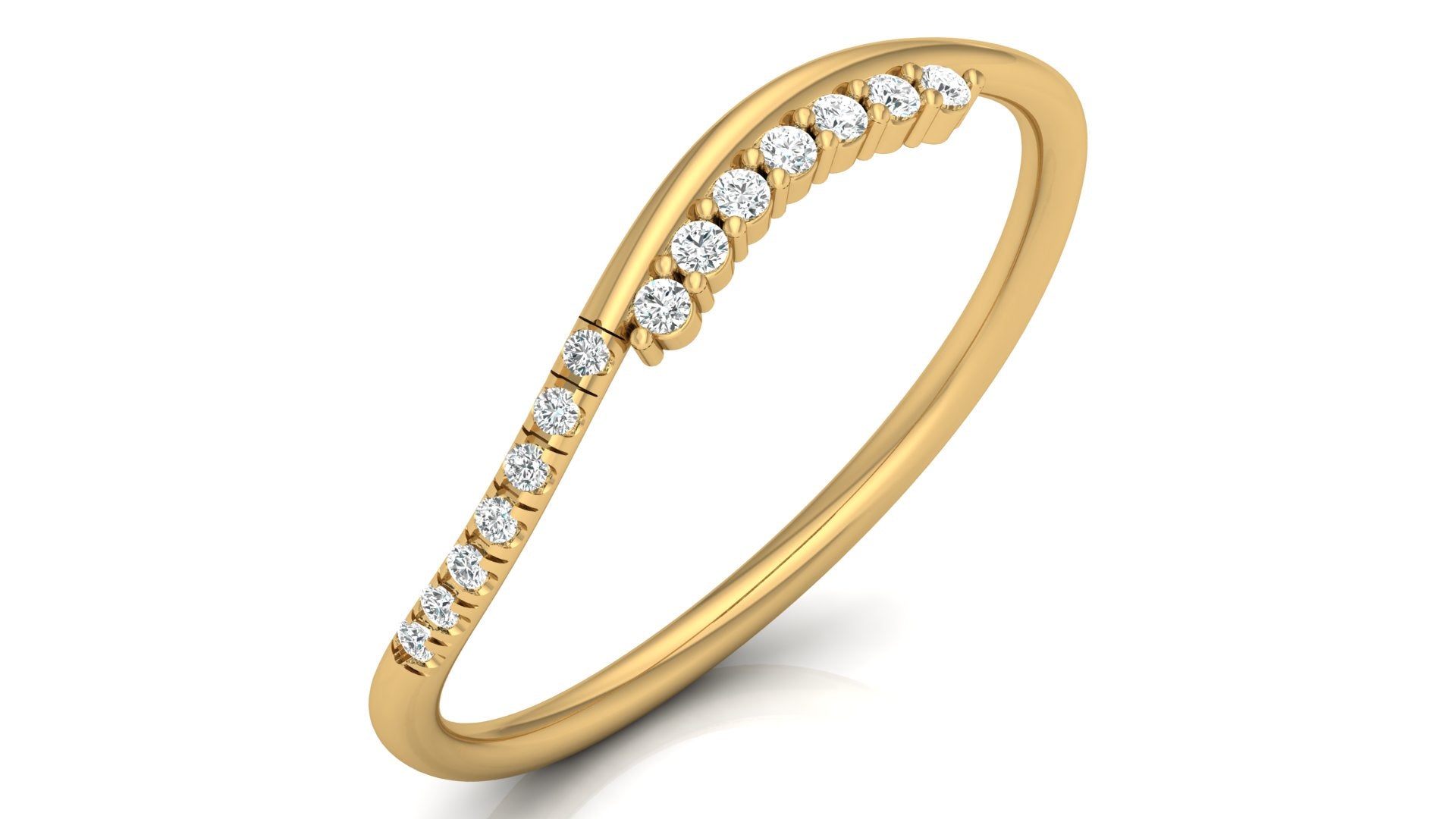 0.07 Ct Round Diamond Ring