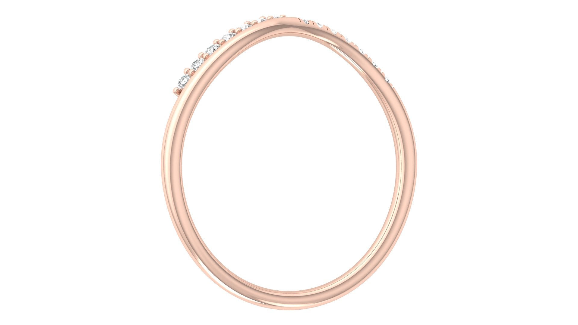 0.07 Ct Round Diamond Ring