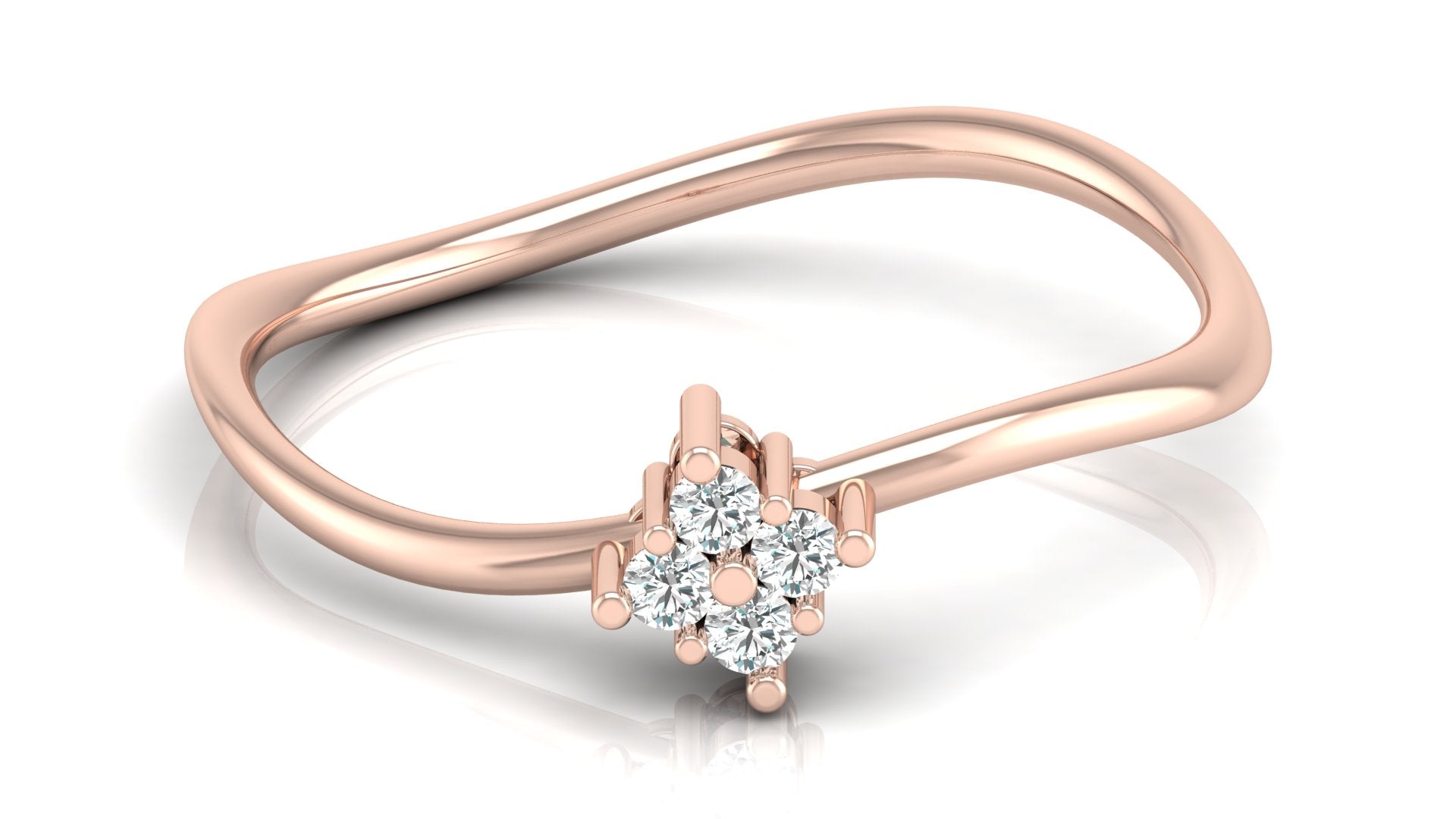 0.07 Ct Round diamond Ring