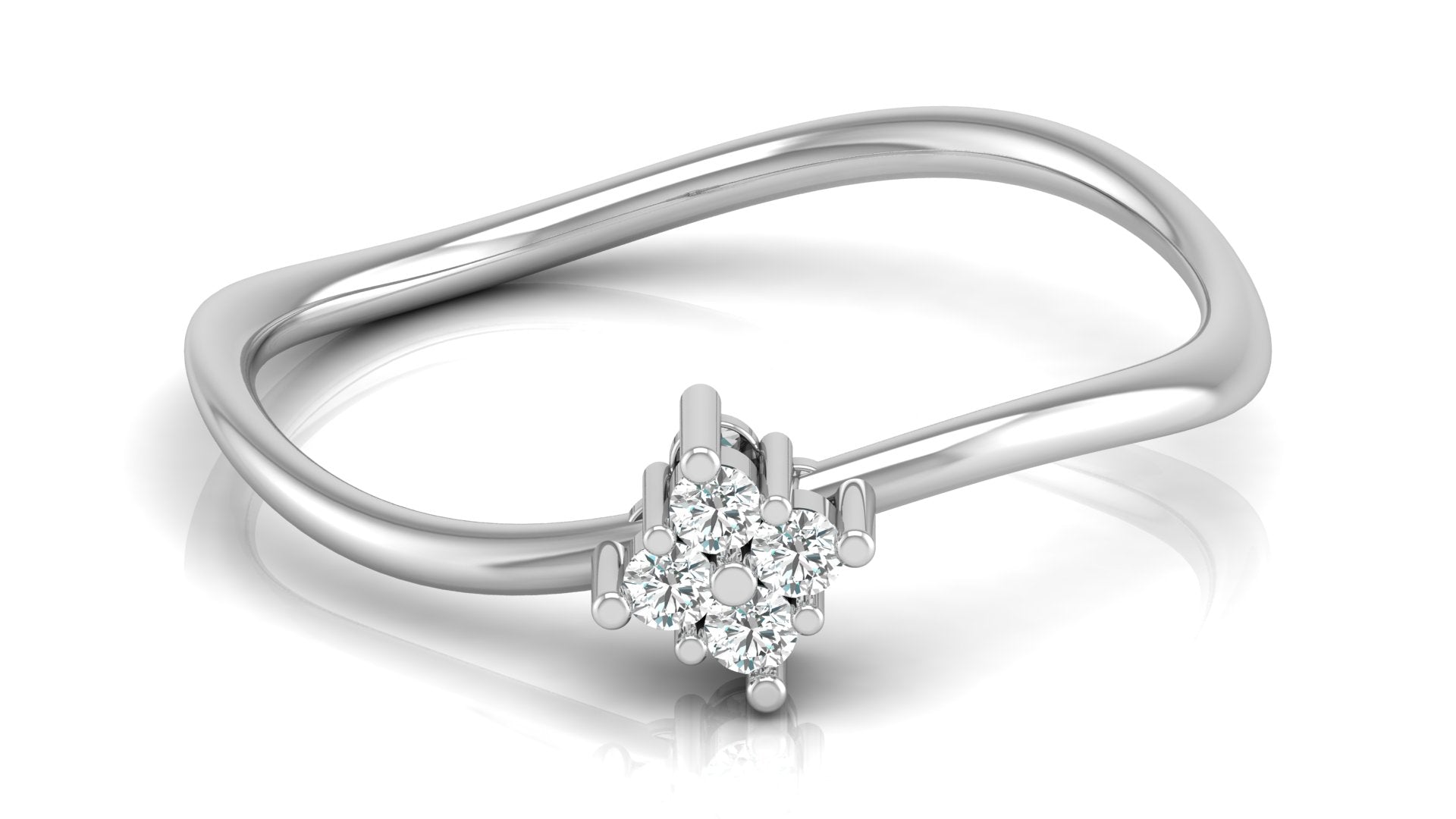 0.07 Ct Round diamond Ring