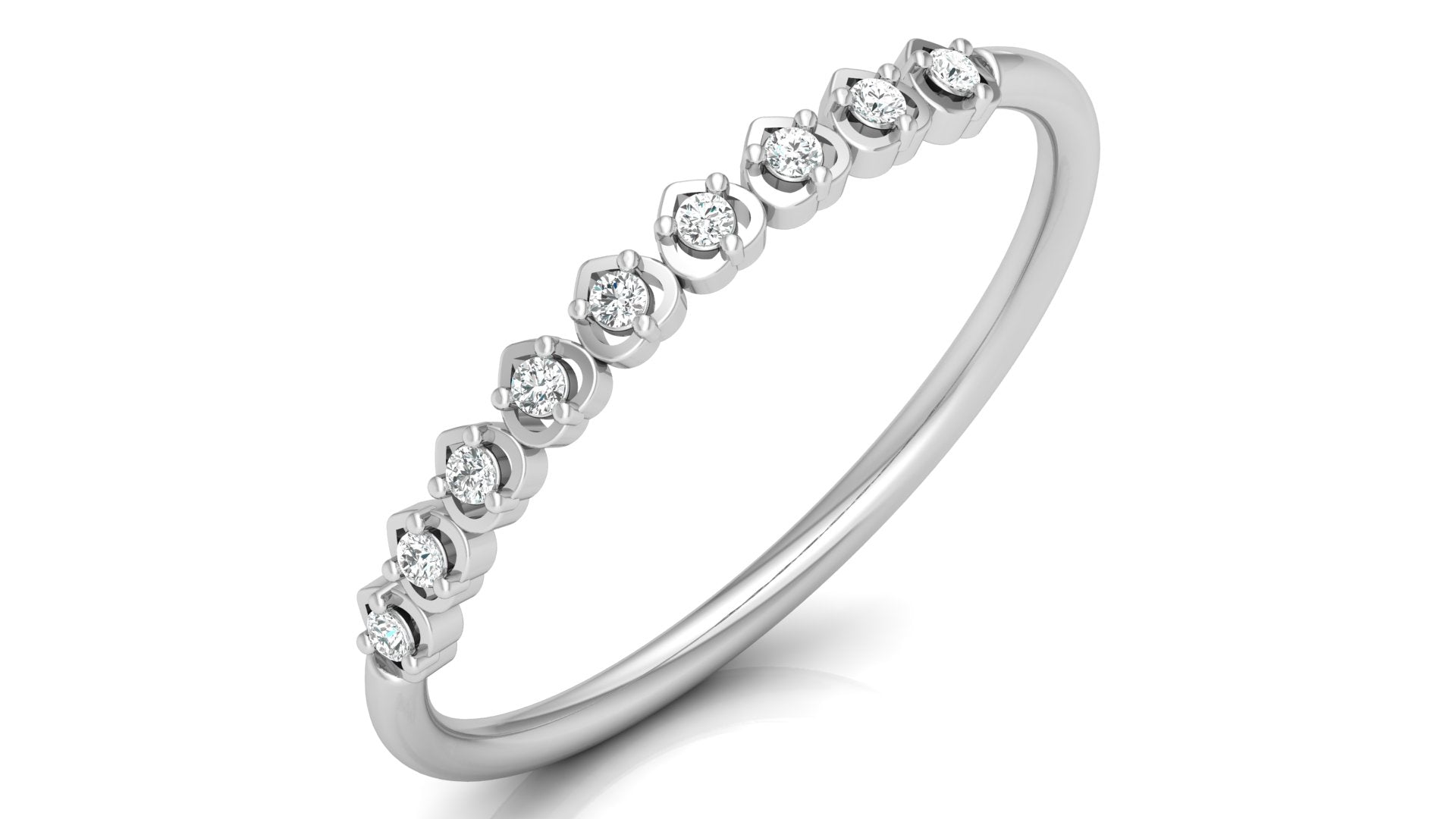 0.06Ct Round Diamond Ring