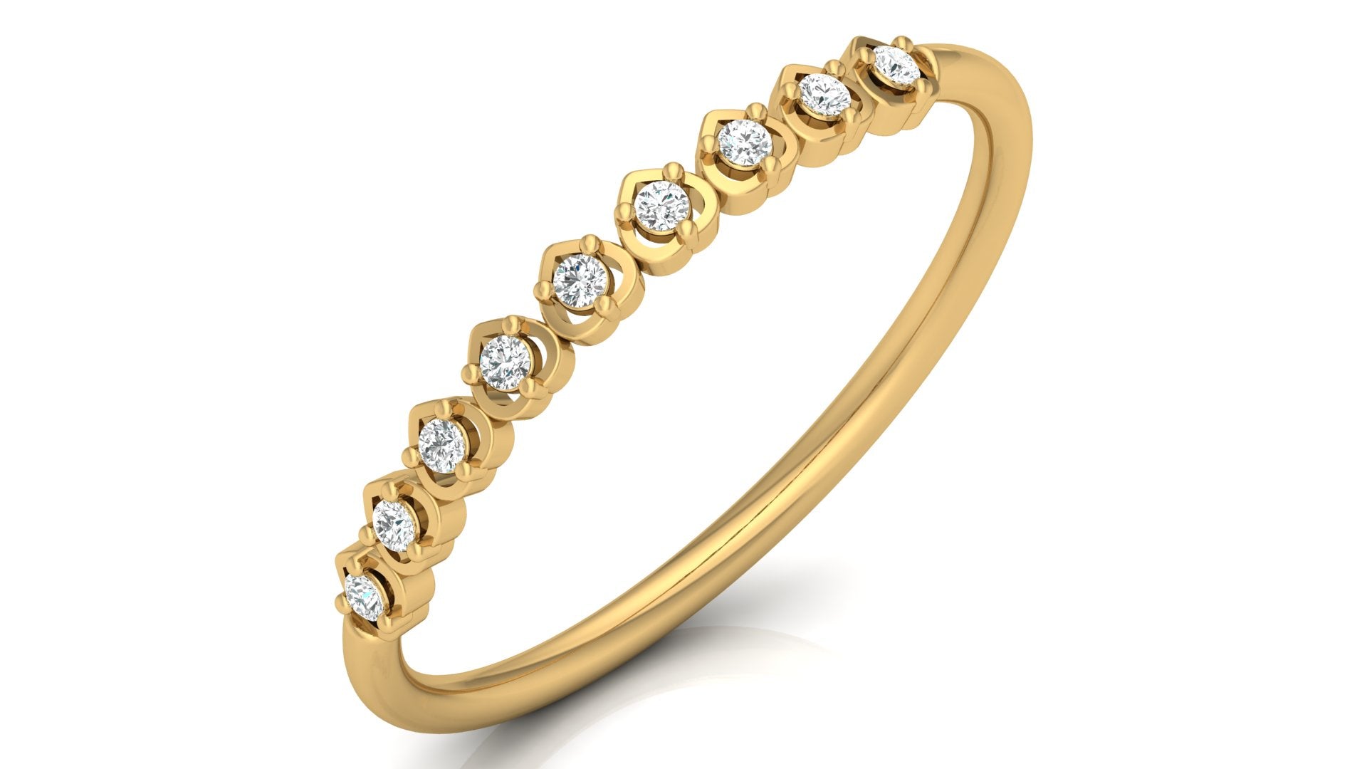 0.06Ct Round Diamond Ring