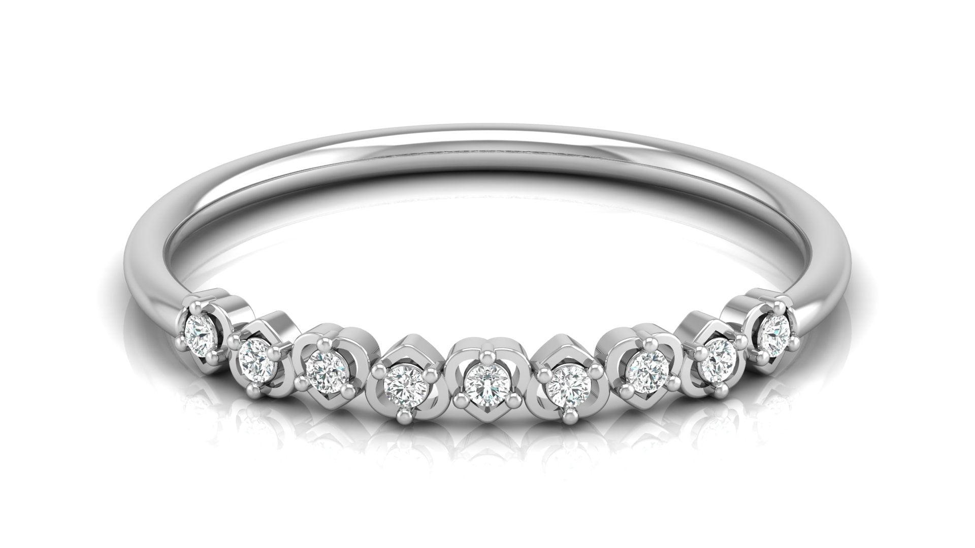 0.06 Ct Round Diamond Ring