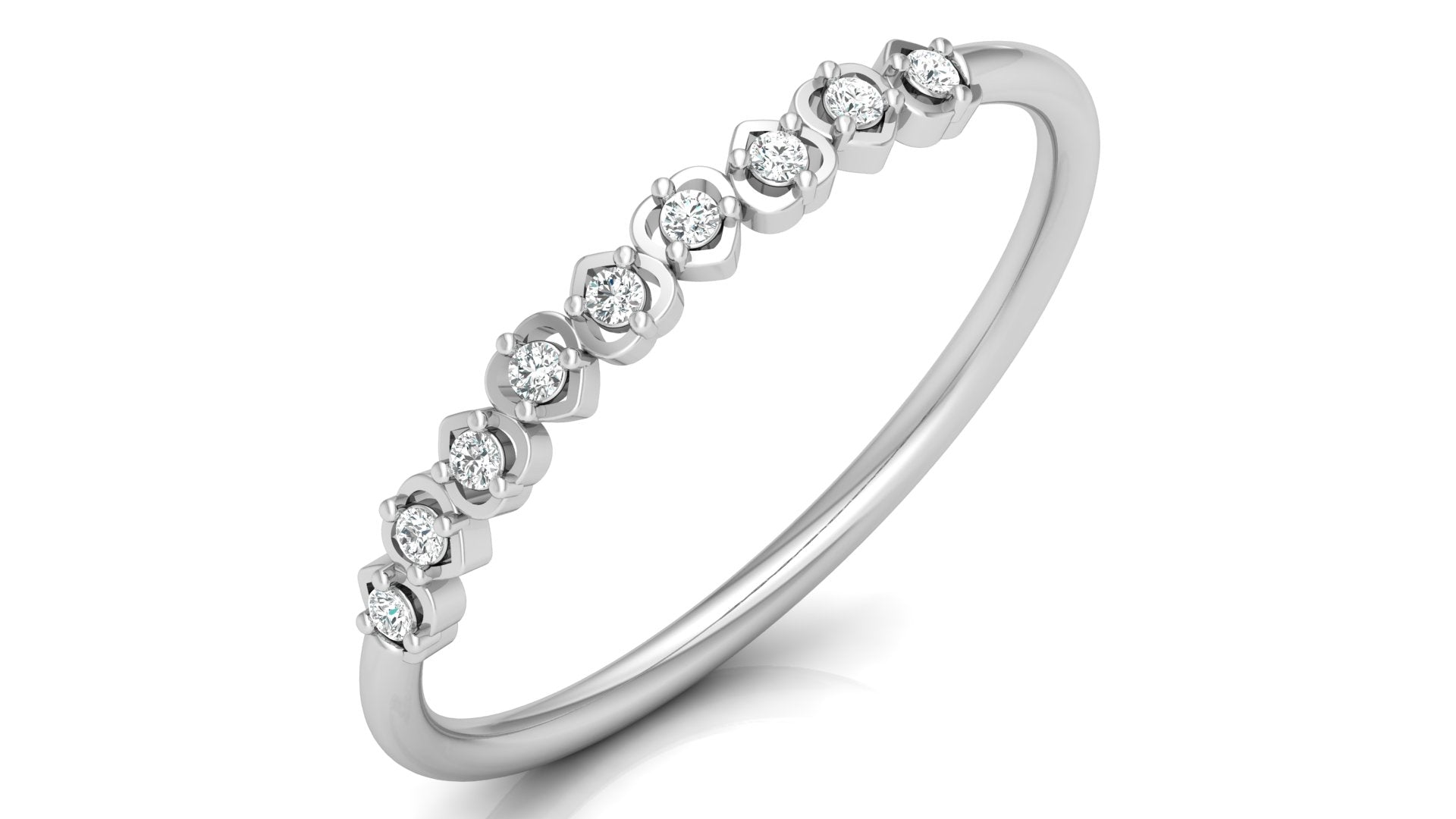 0.06 Ct Round Diamond Ring