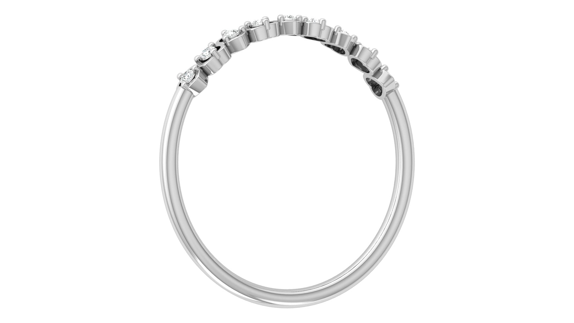0.06 Ct Round Diamond Ring