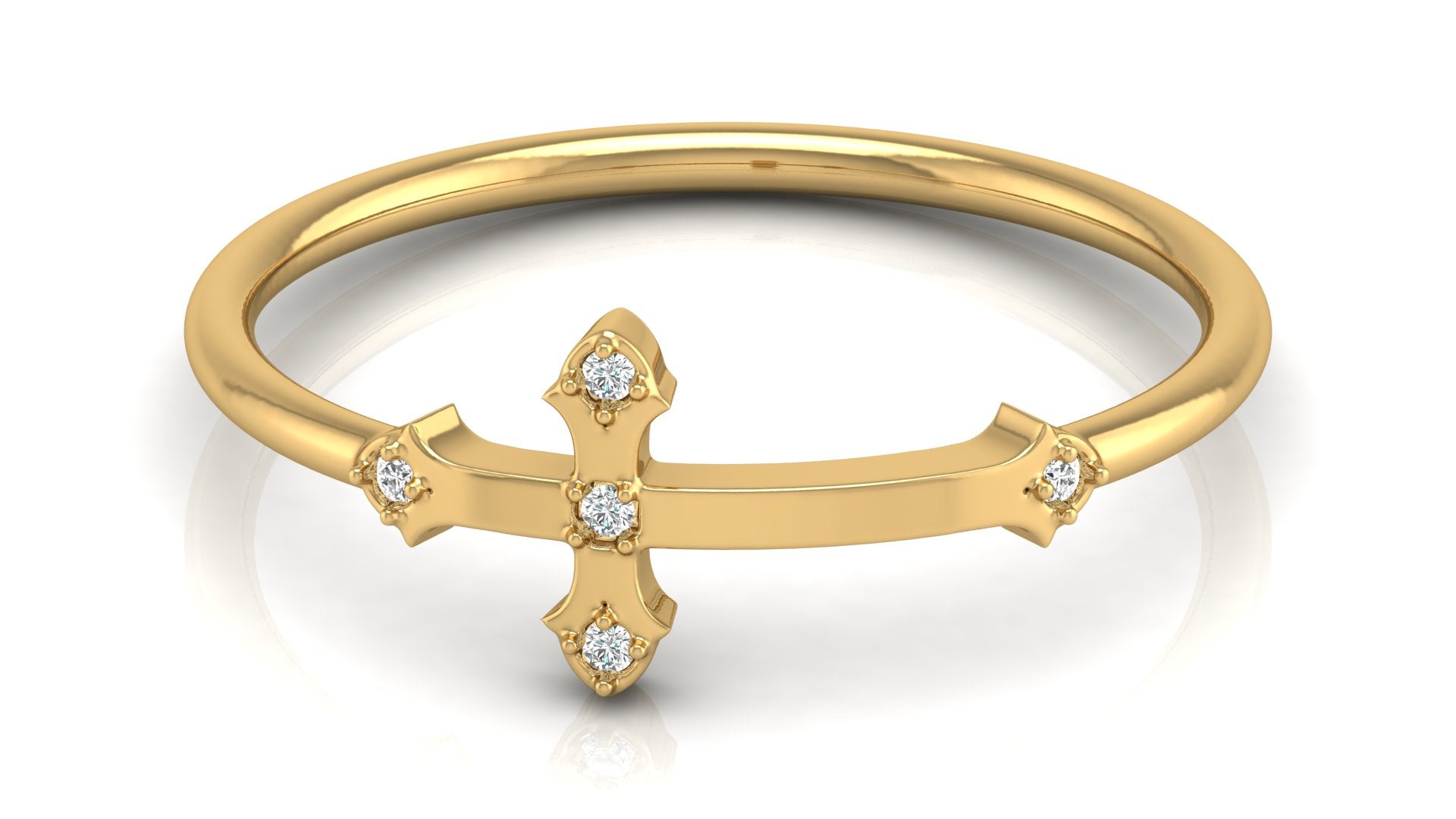 0.02 Ct Round Diamond Ring