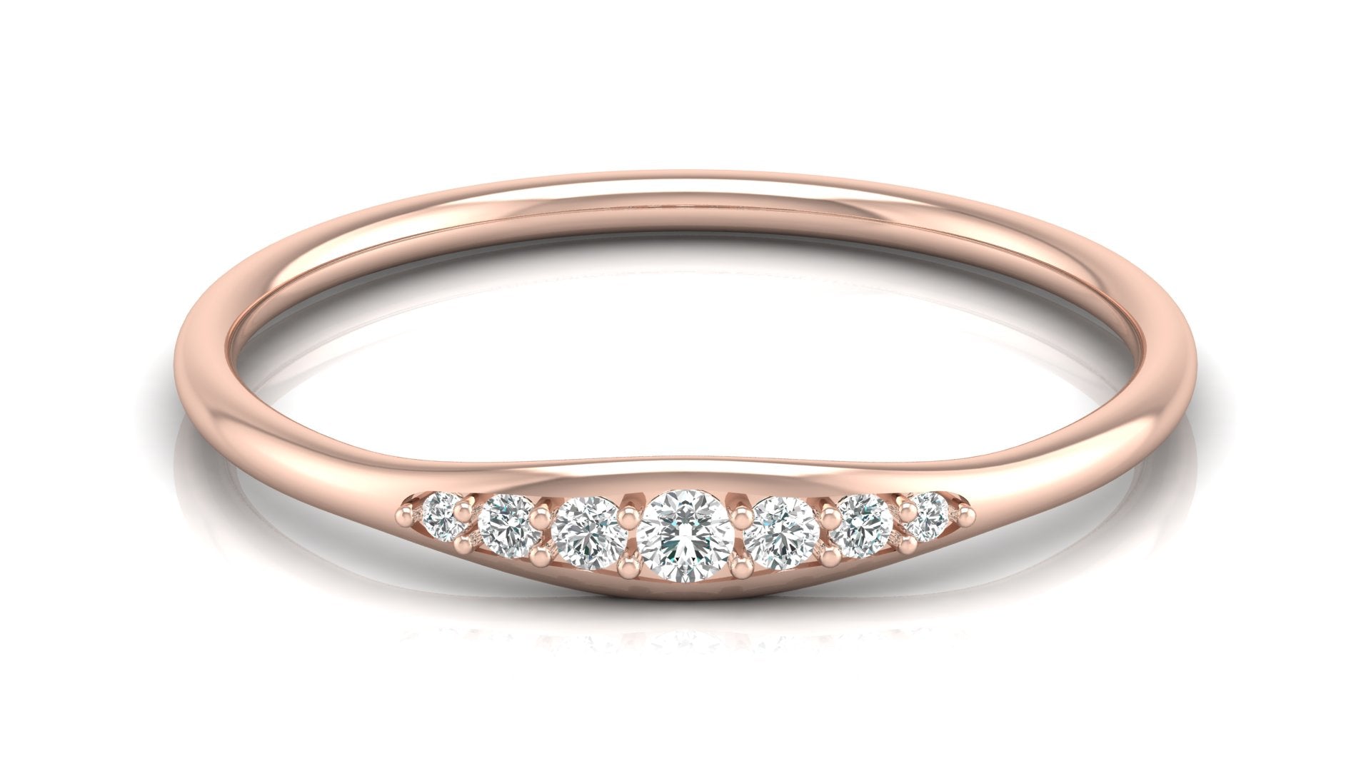 0.07 Ct Round Diamond Ring