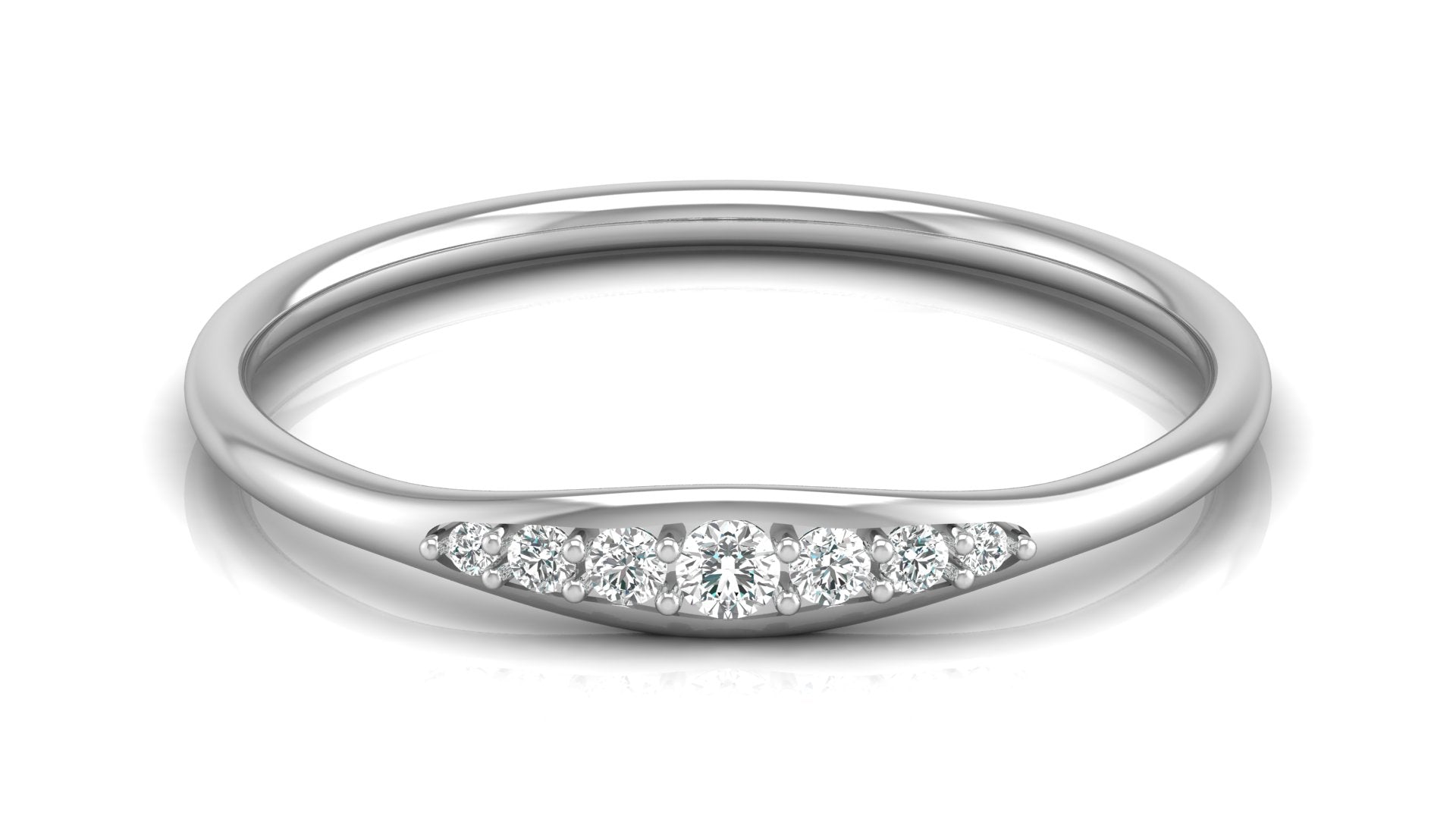 0.07 Ct Round Diamond Ring