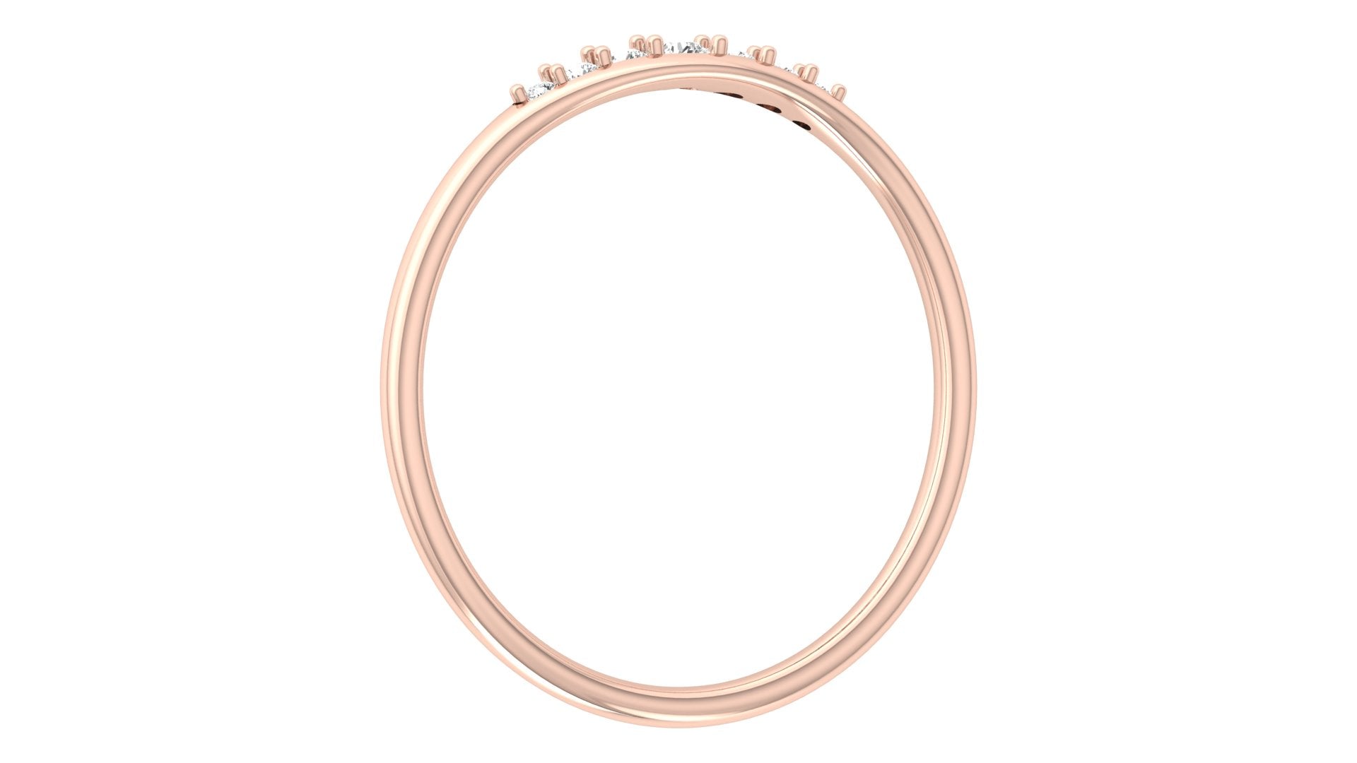 0.07 Ct Round Diamond Ring