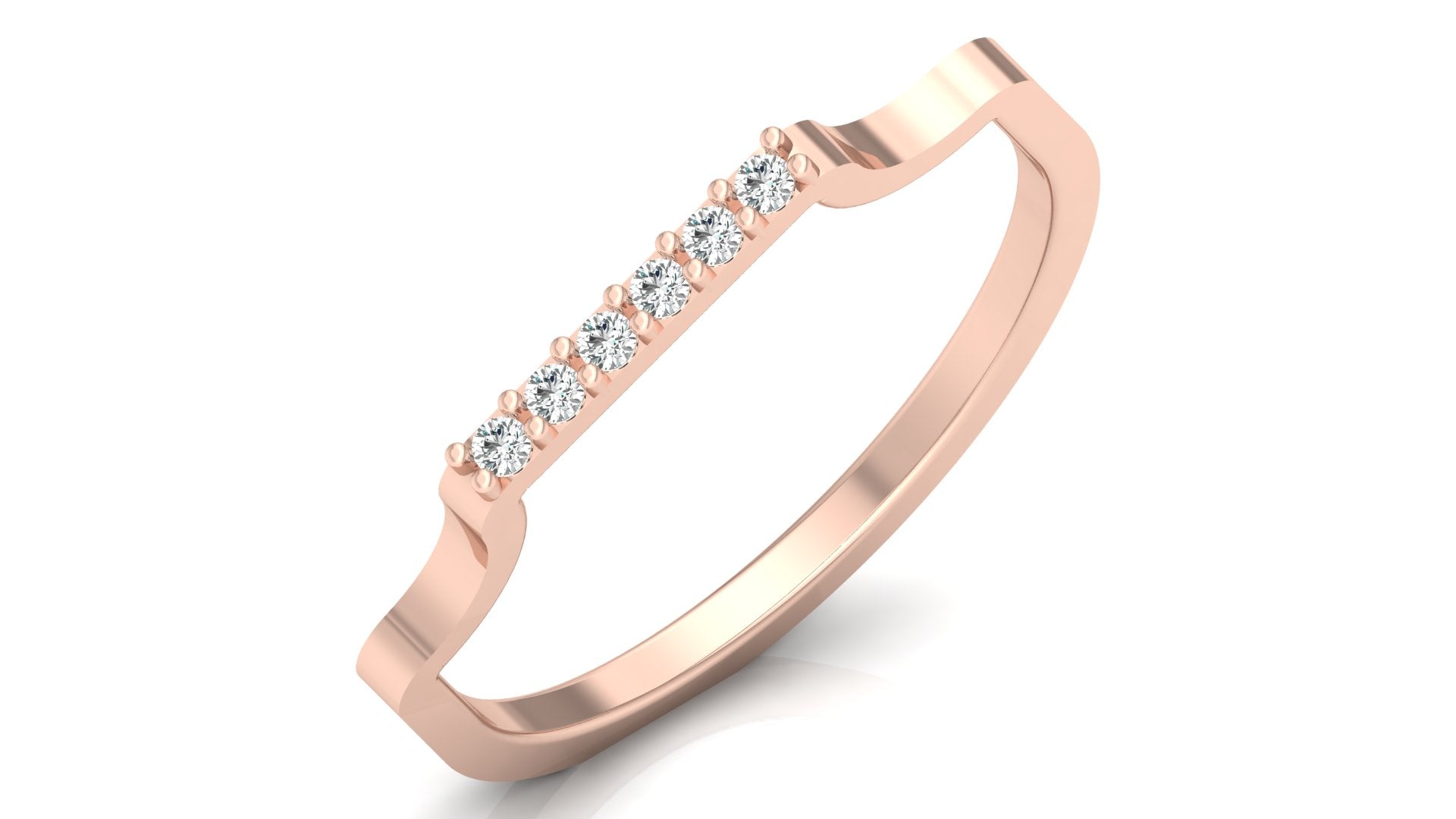 0.06 Ct Round Diamond Ring