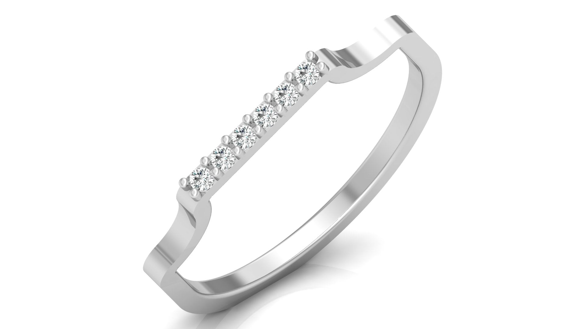 0.06 Ct Round Diamond Ring