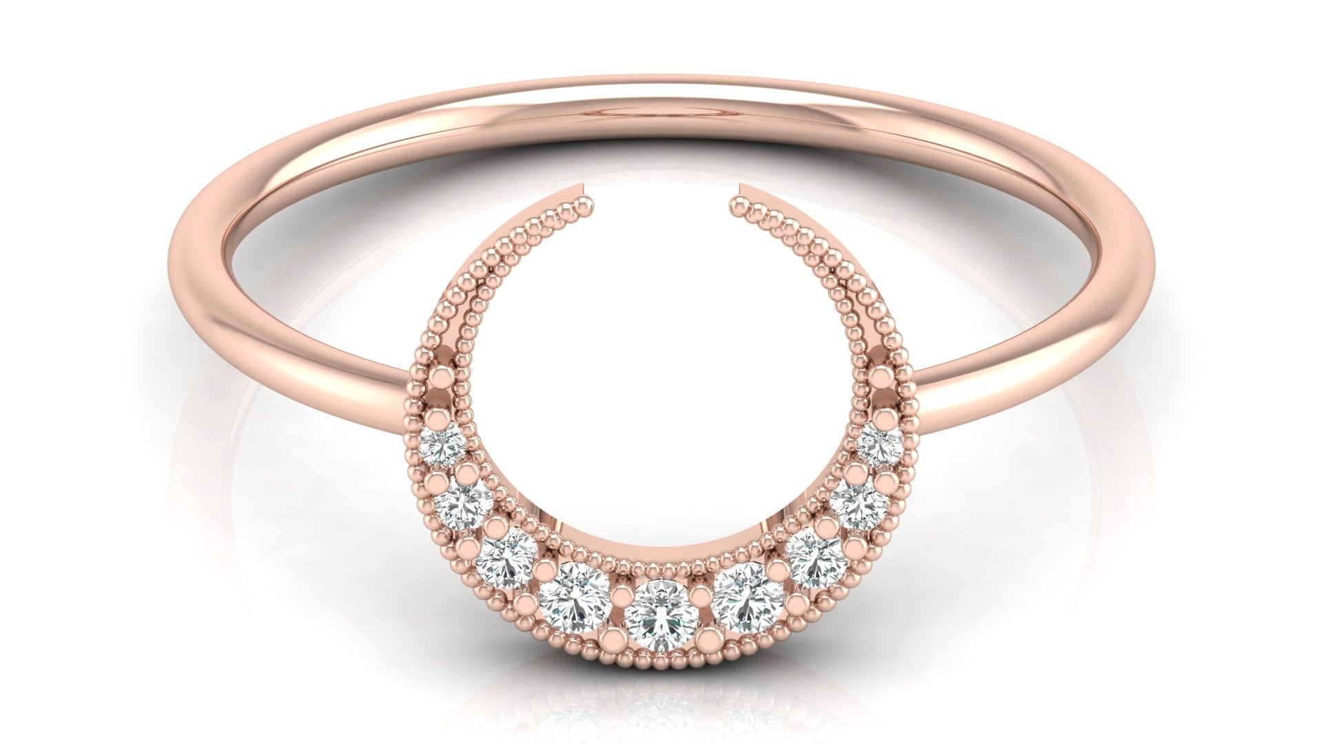 0.07 Ct Round Diamond Ring