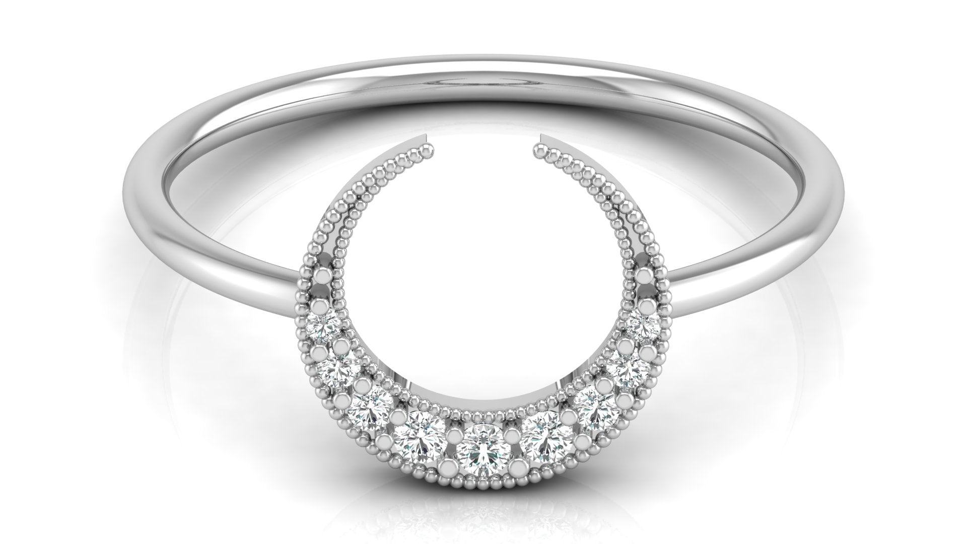 0.07 Ct Round Diamond Ring