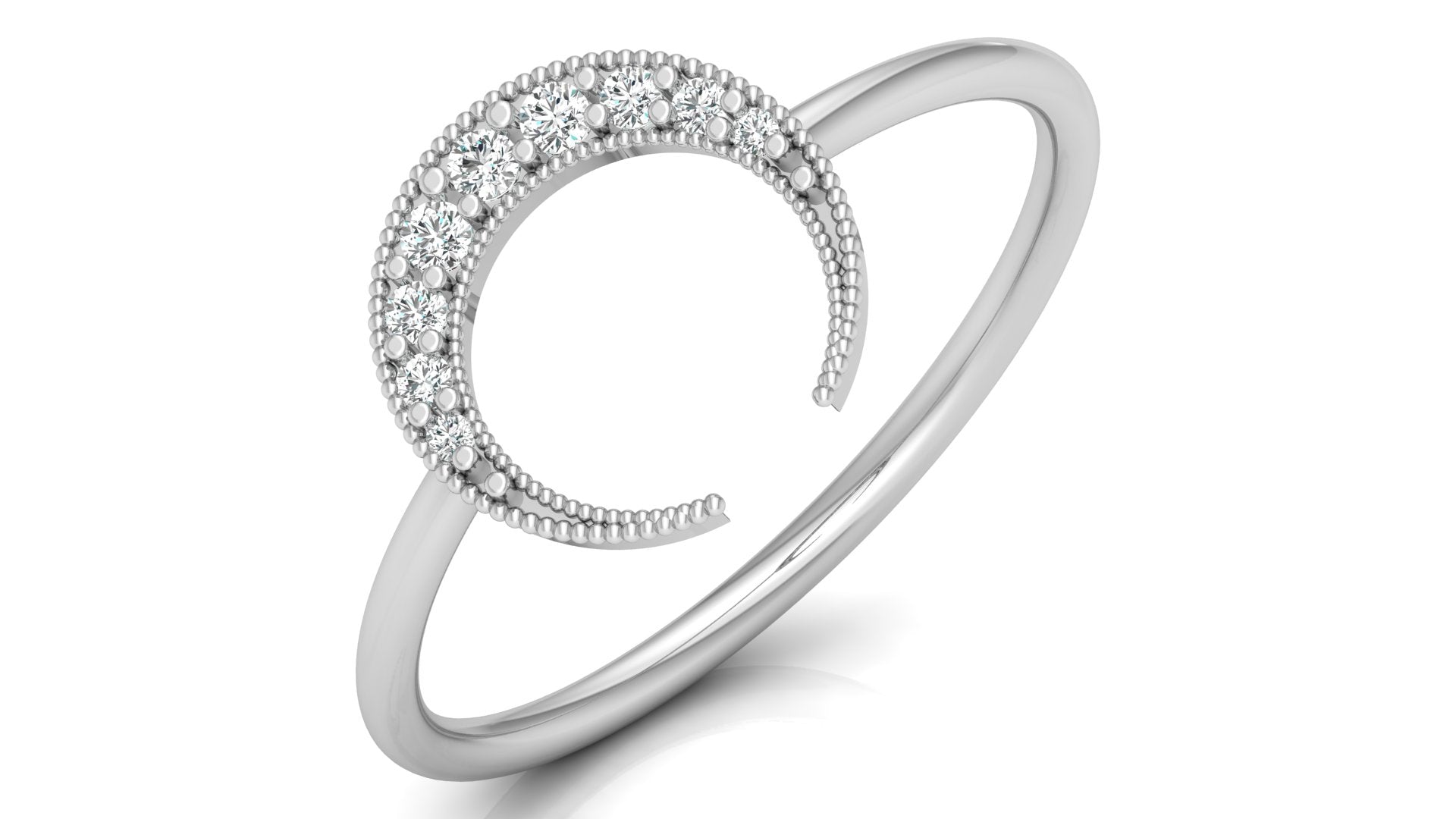 0.07 Ct Round Diamond Ring