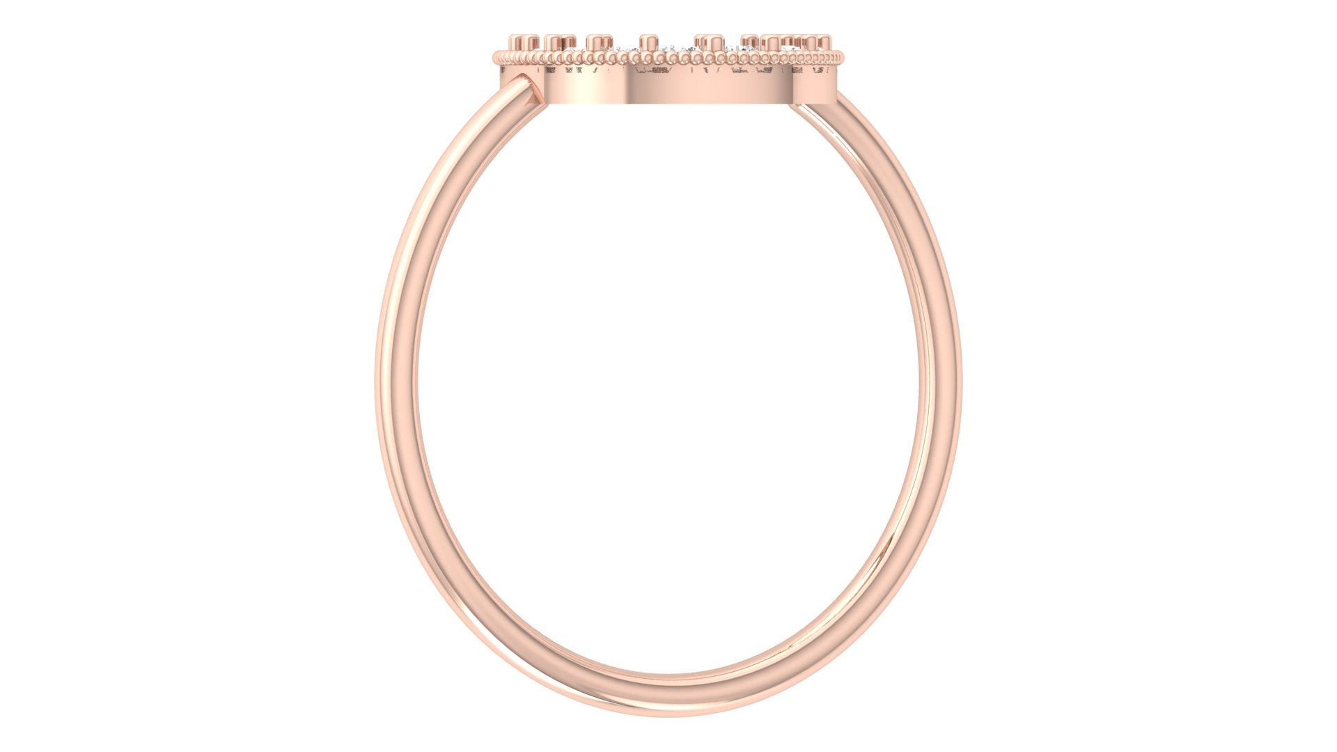 0.07 Ct Round Diamond Ring