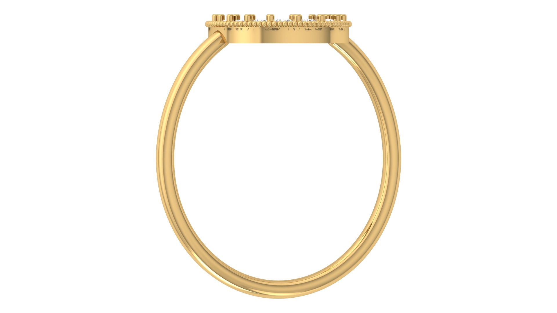 0.07 Ct Round Diamond Ring