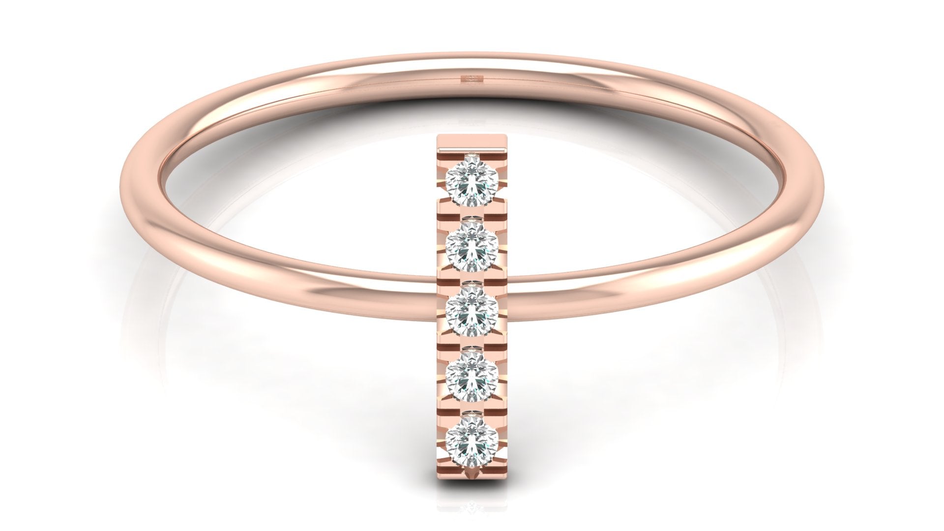 0.06 Ct Round Diamond Ring