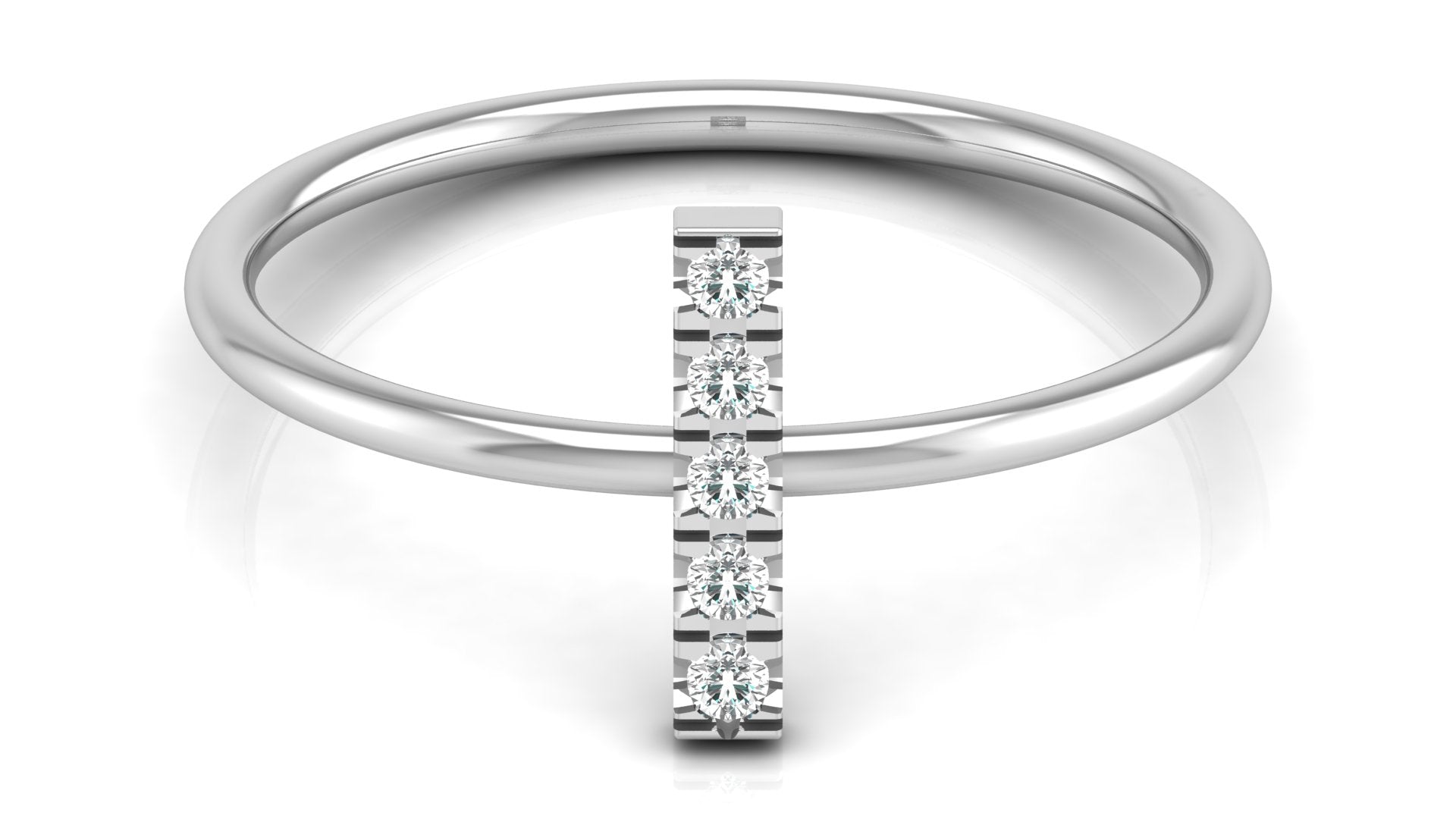 0.06 Ct Round Diamond Ring