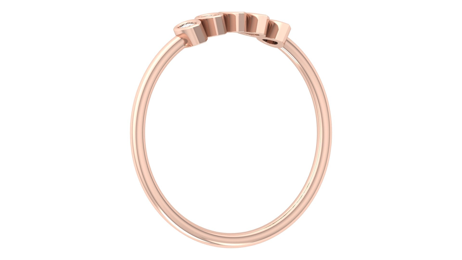 0.07 Ct Pear Diamond Ring