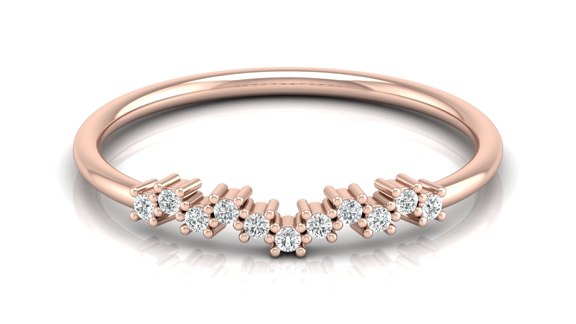 0.07 Ct Round Diamond Ring