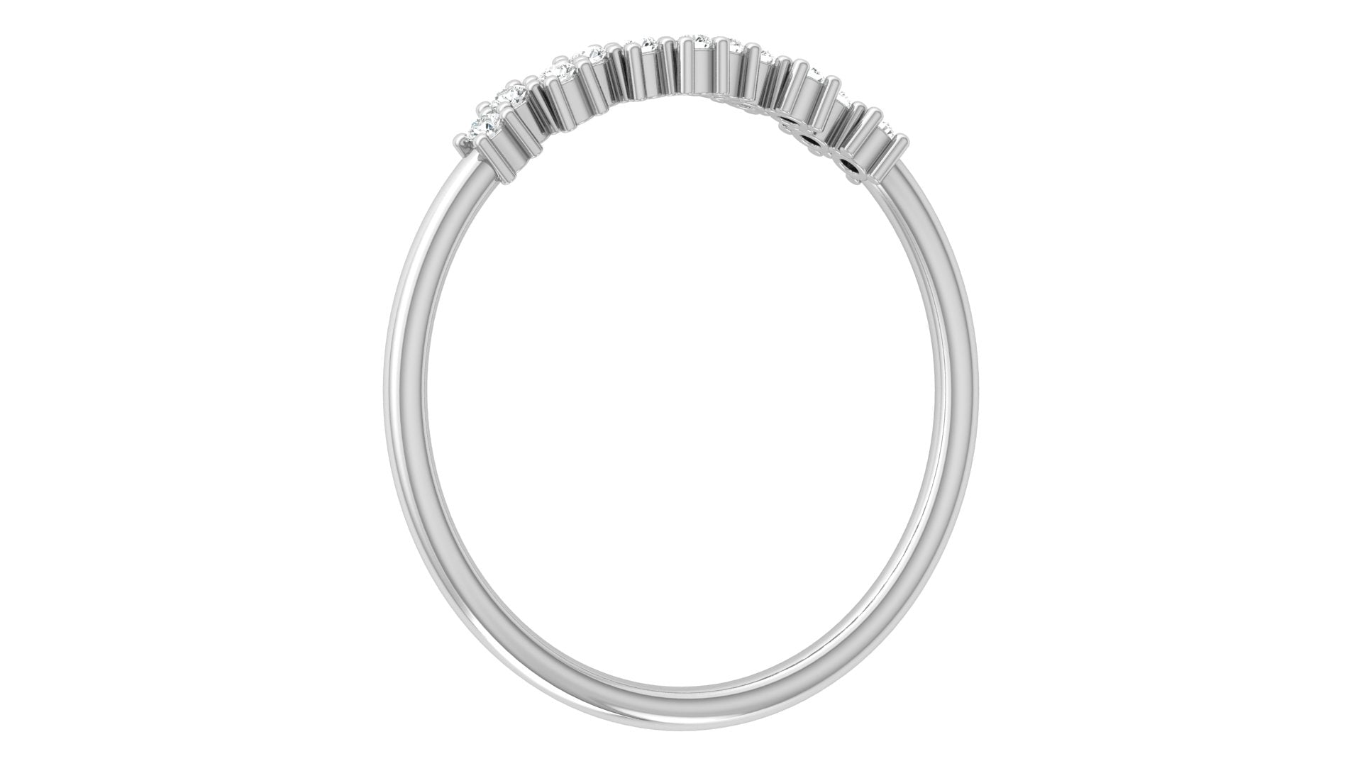 0.07 Ct Round Diamond Ring