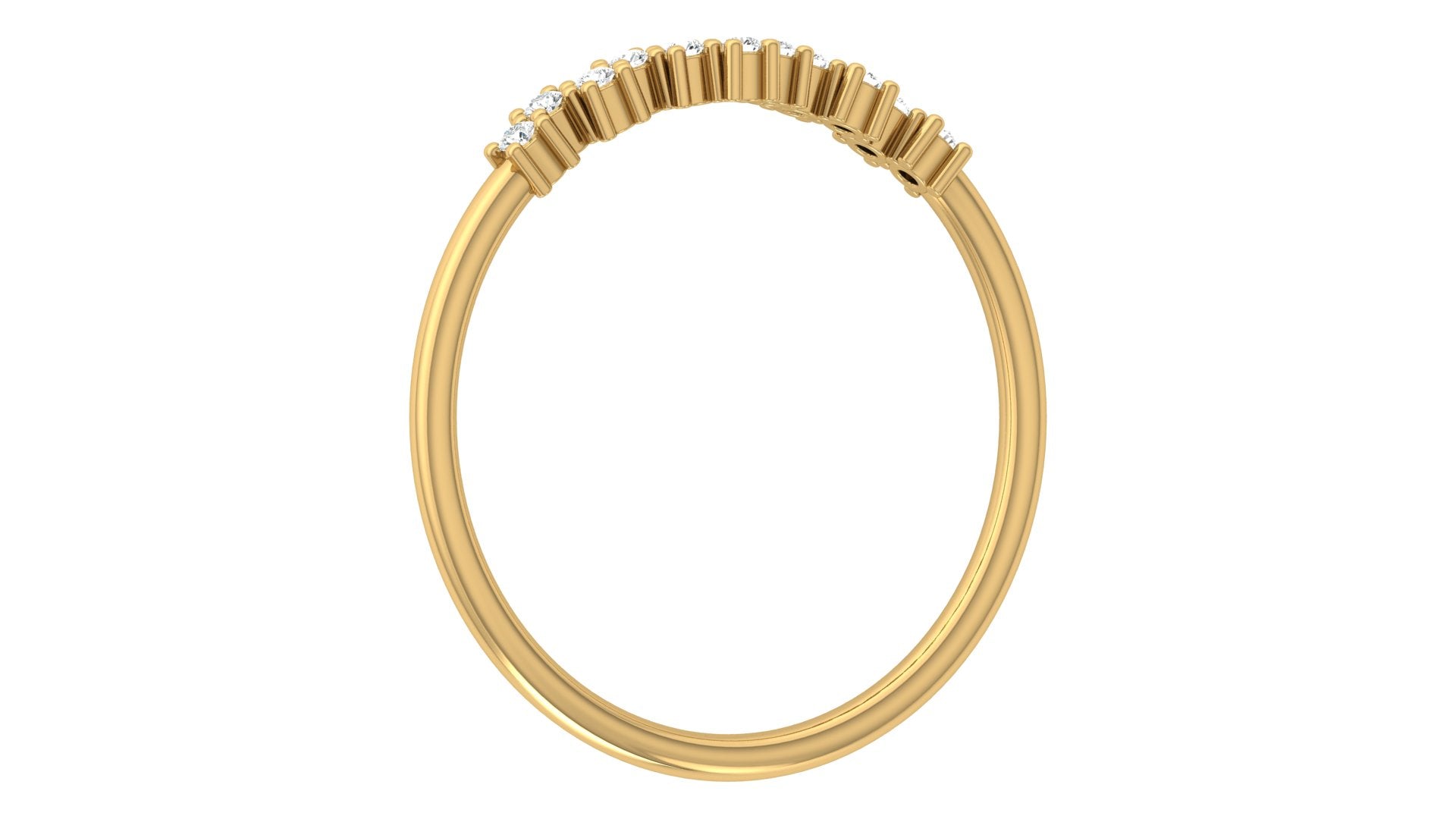 0.07 Ct Round Diamond Ring