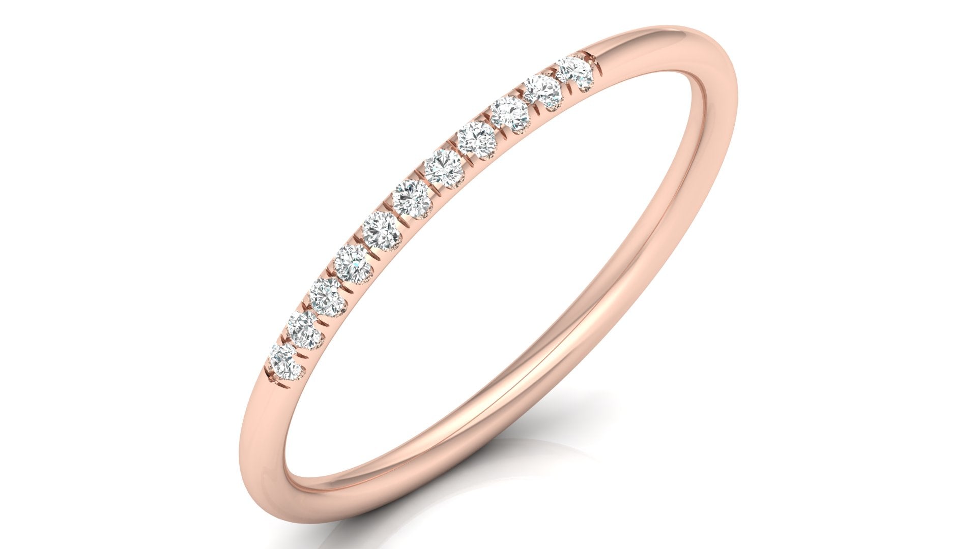 0.07 Ct Round Diamond Ring