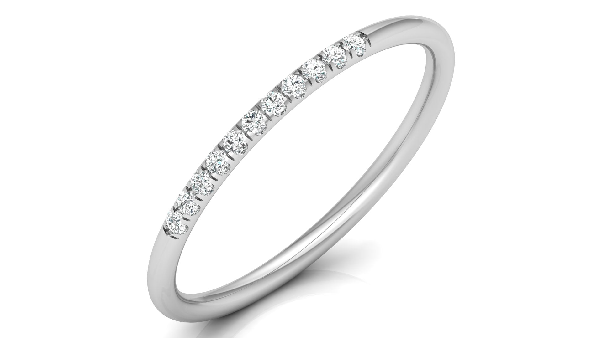 0.07 Ct Round Diamond Ring