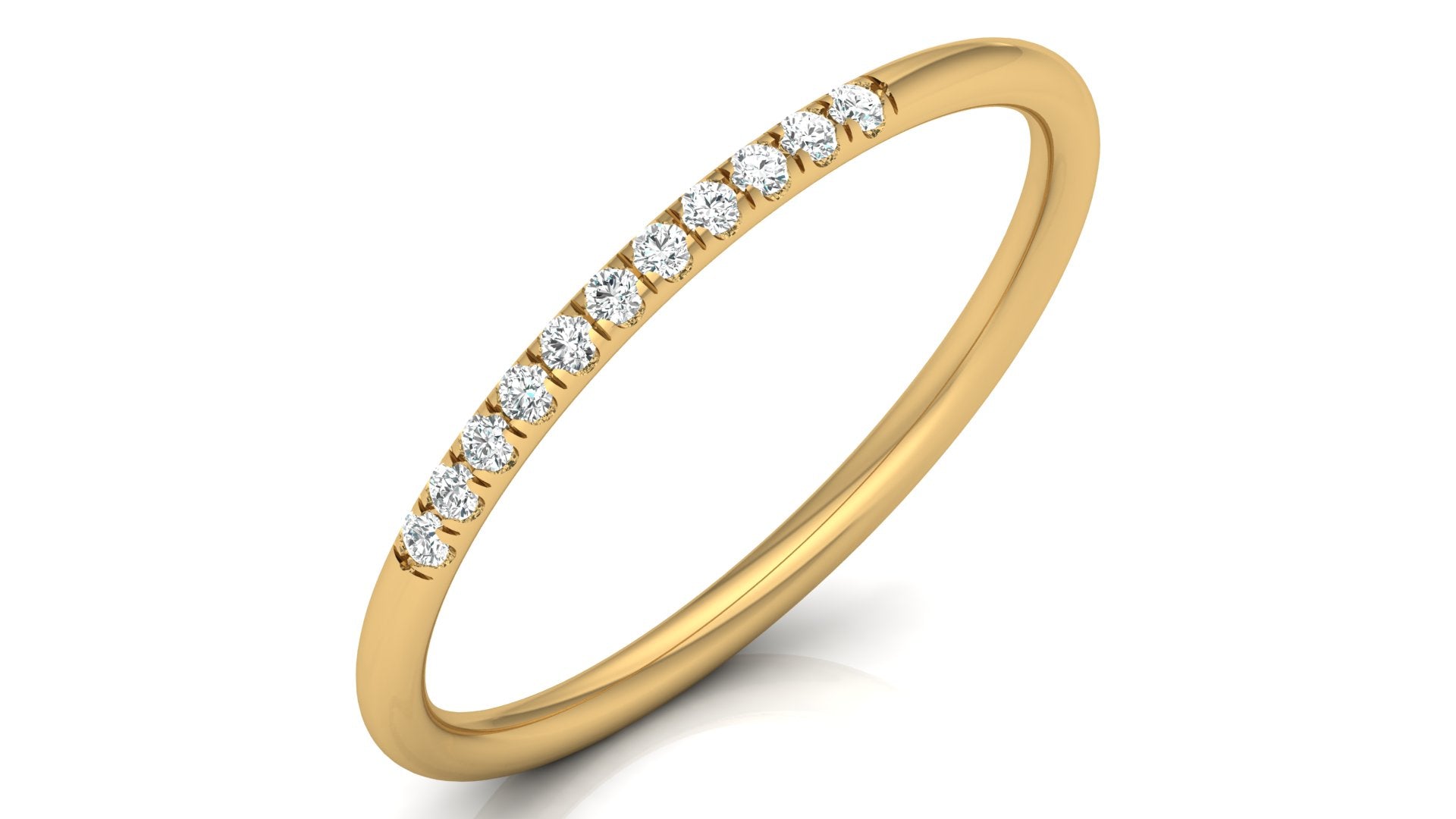0.07 Ct Round Diamond Ring