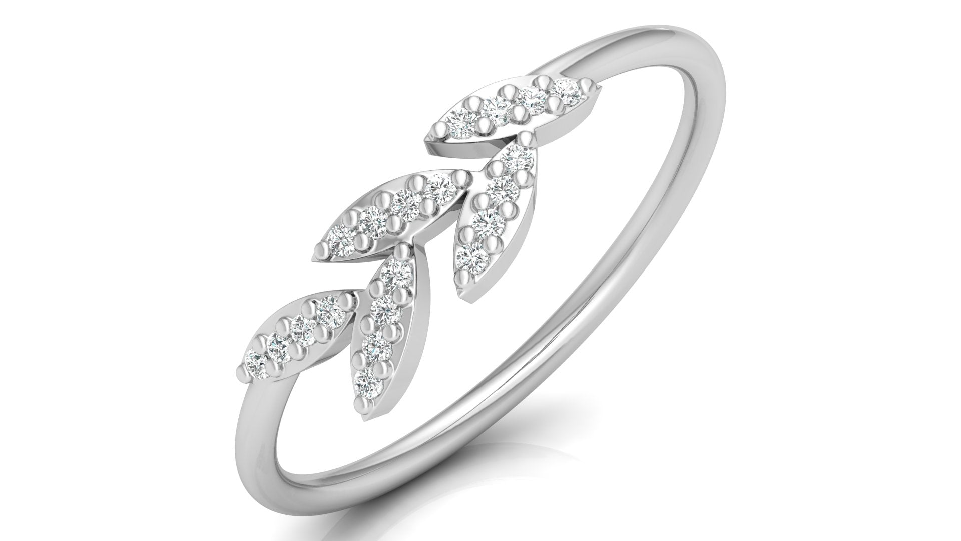 0.07 Ct Round  Diamond Ring