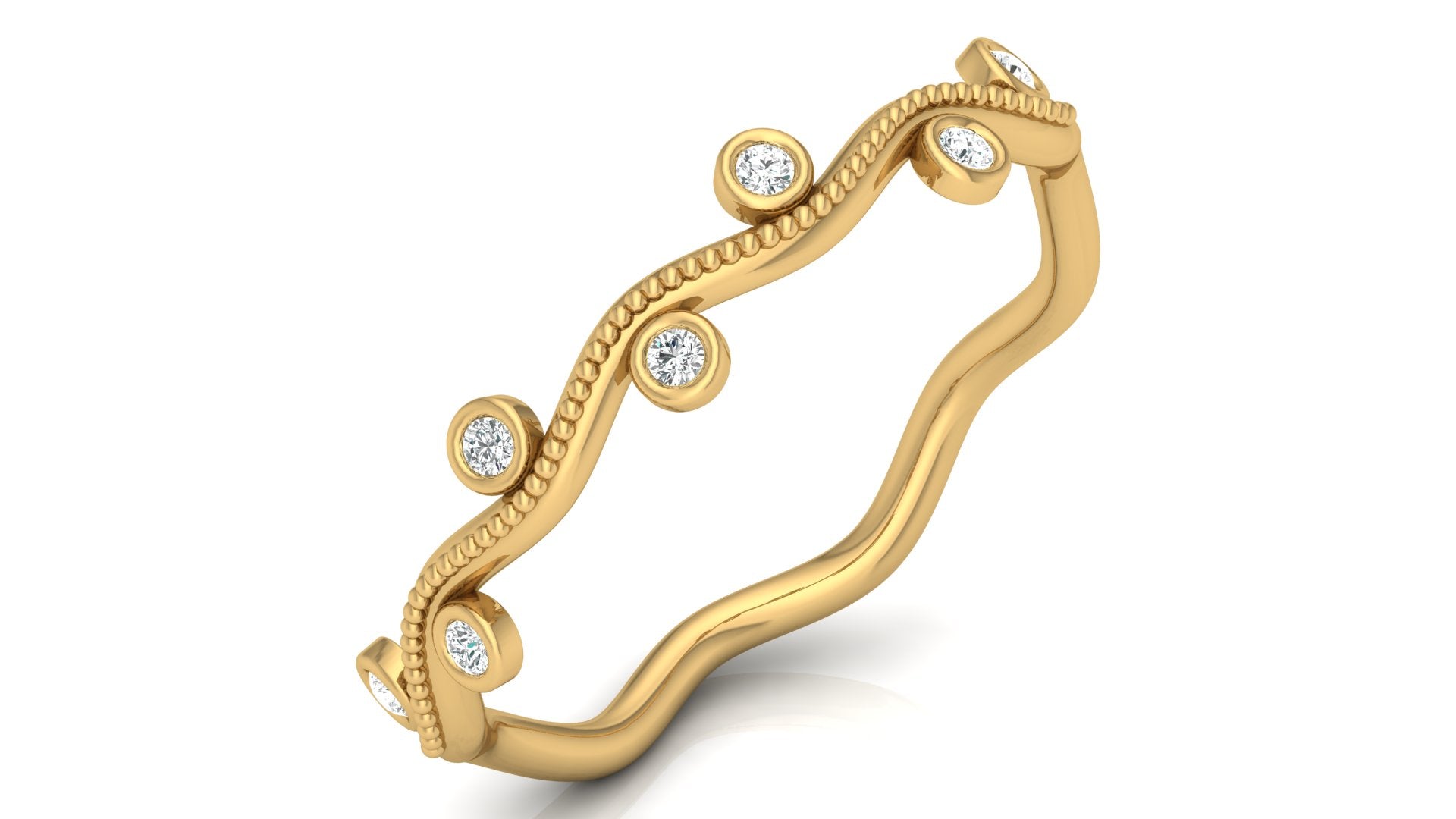 0.06 Ct Round  Diamond Ring