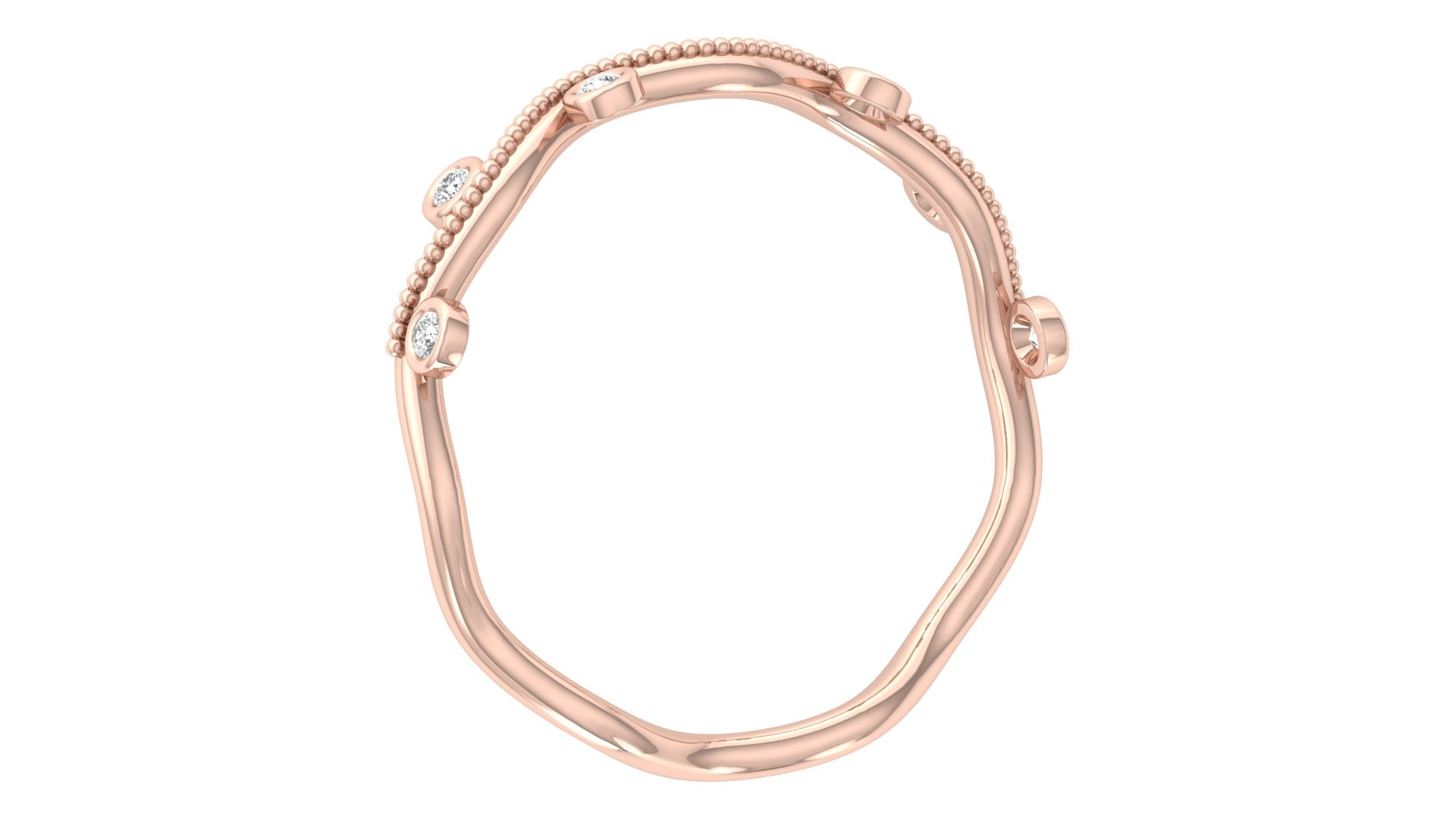 0.06 Ct Round  Diamond Ring