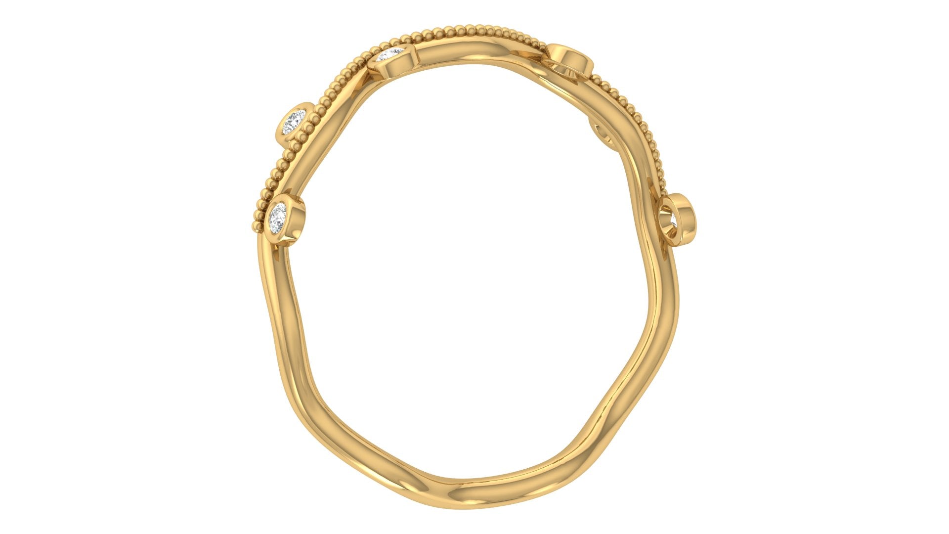 0.06 Ct Round  Diamond Ring