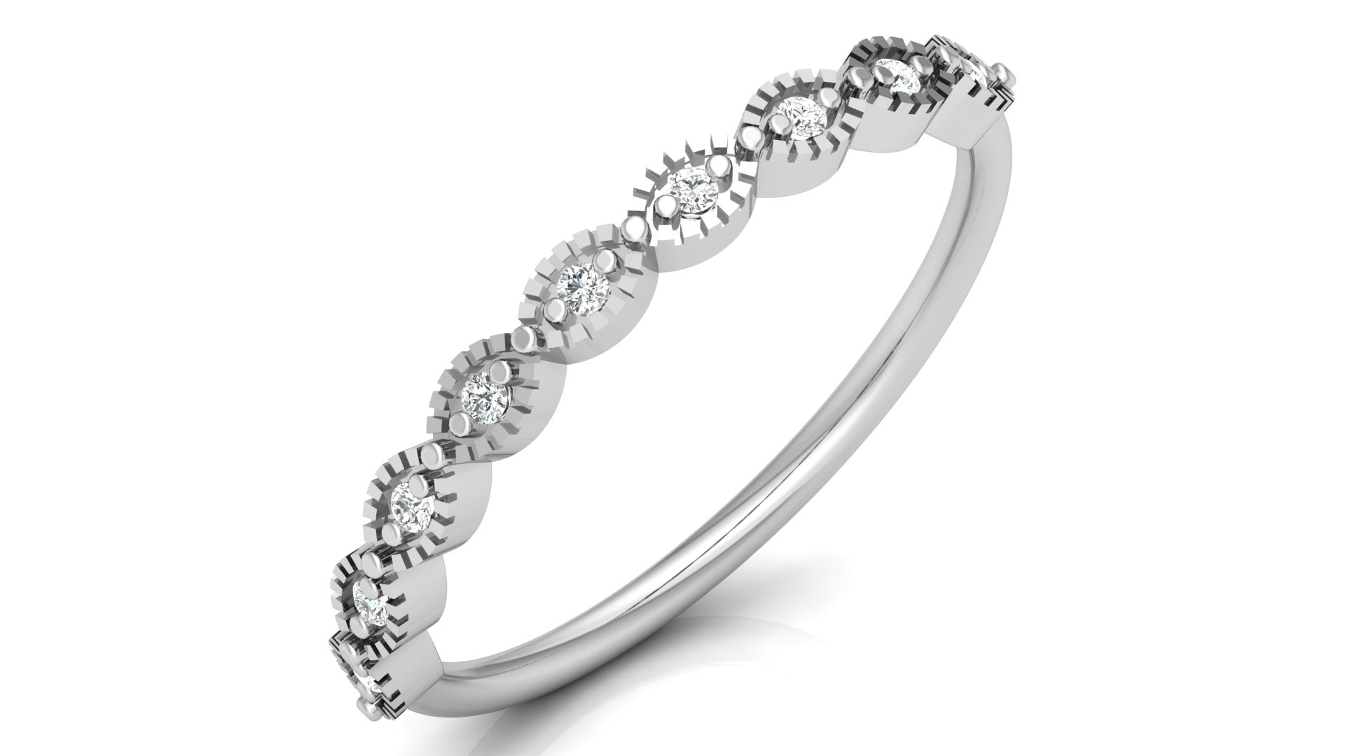 0.06 Ct Round  diamond Ring