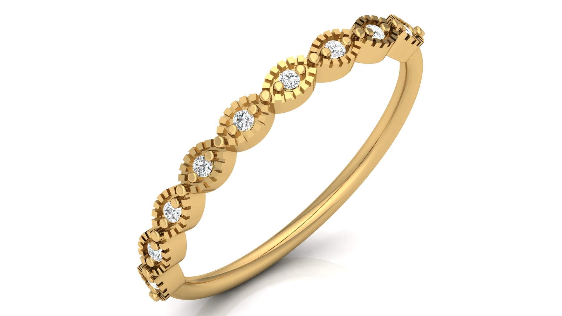 0.06 Ct Round  diamond Ring