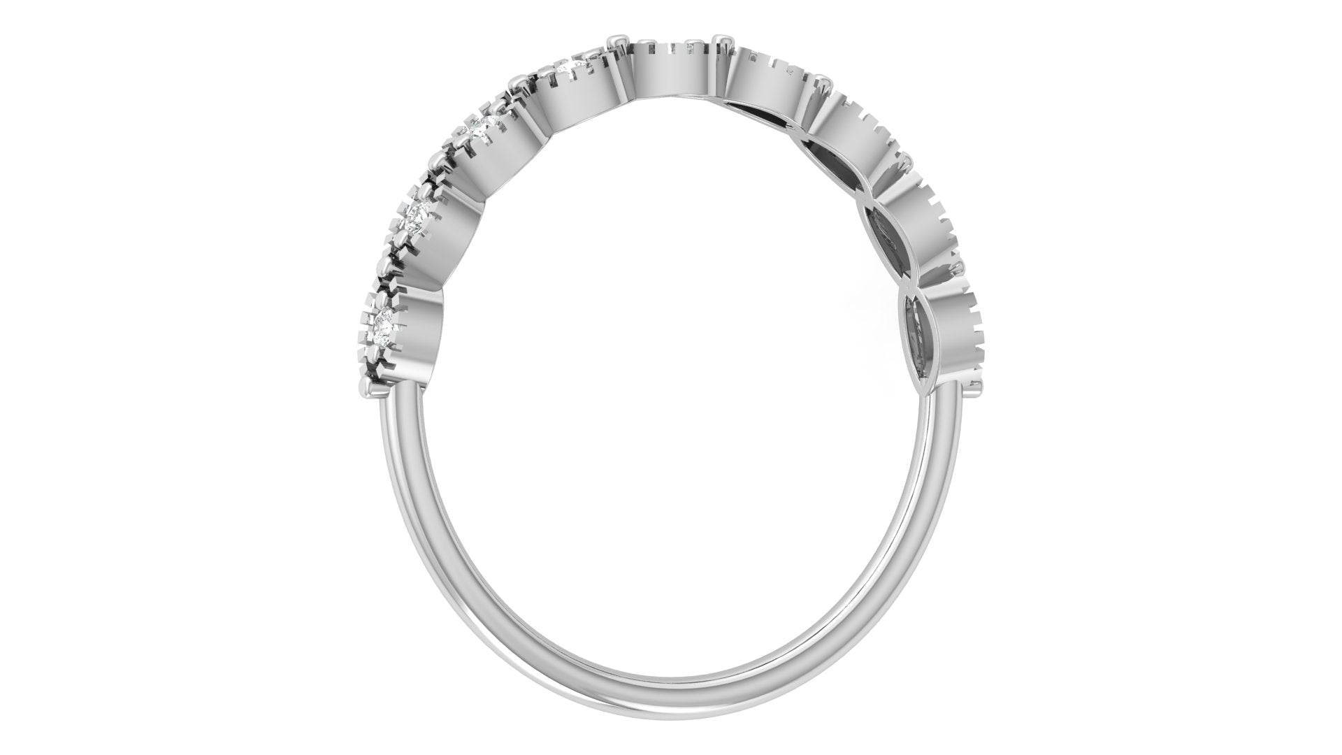 0.06 Ct Round  diamond Ring