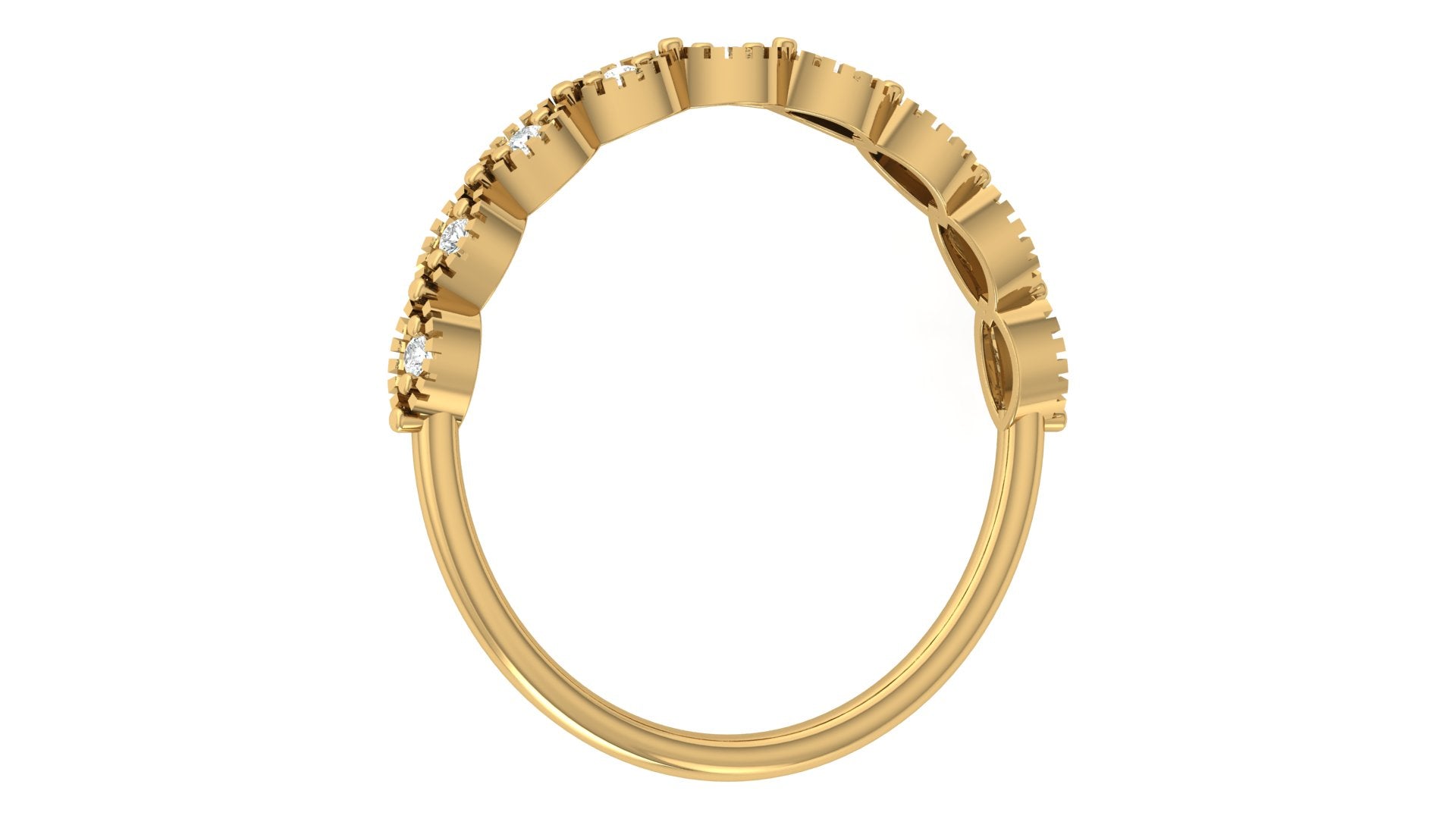 0.06 Ct Round  diamond Ring