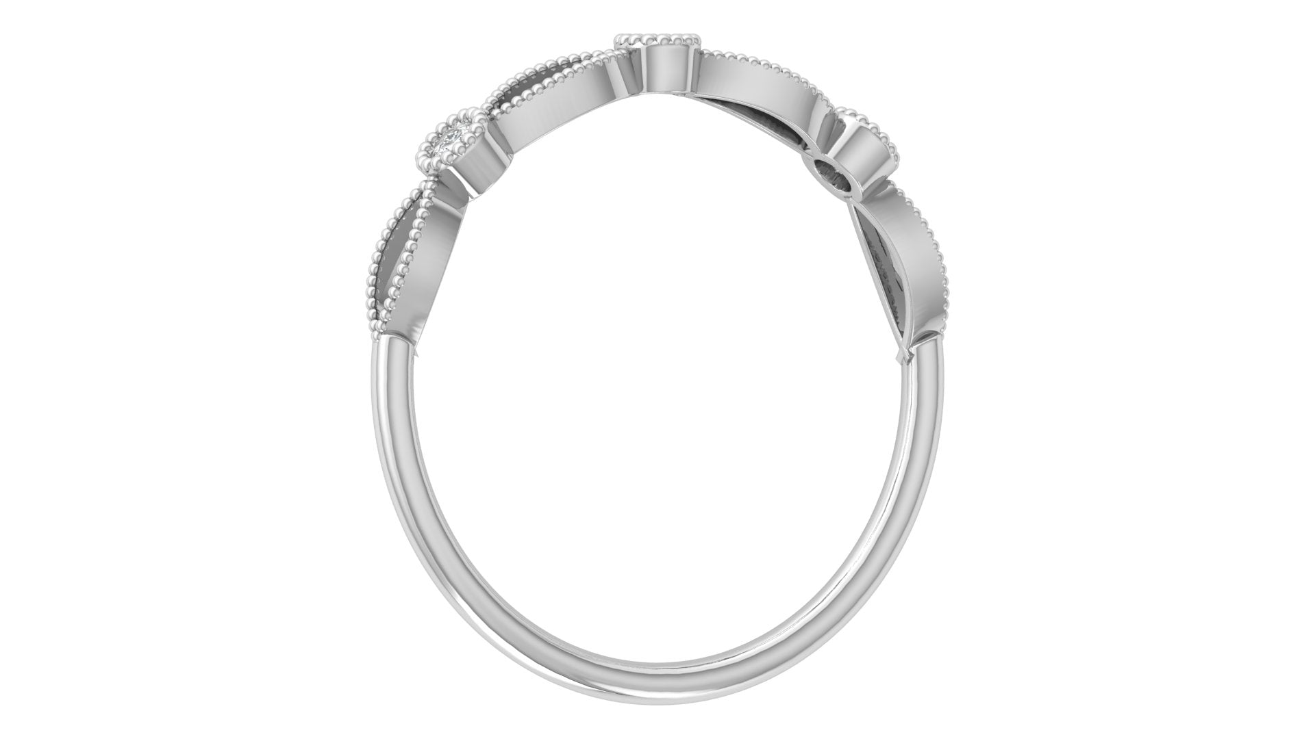 0.06 Ct Round  Diamond Ring